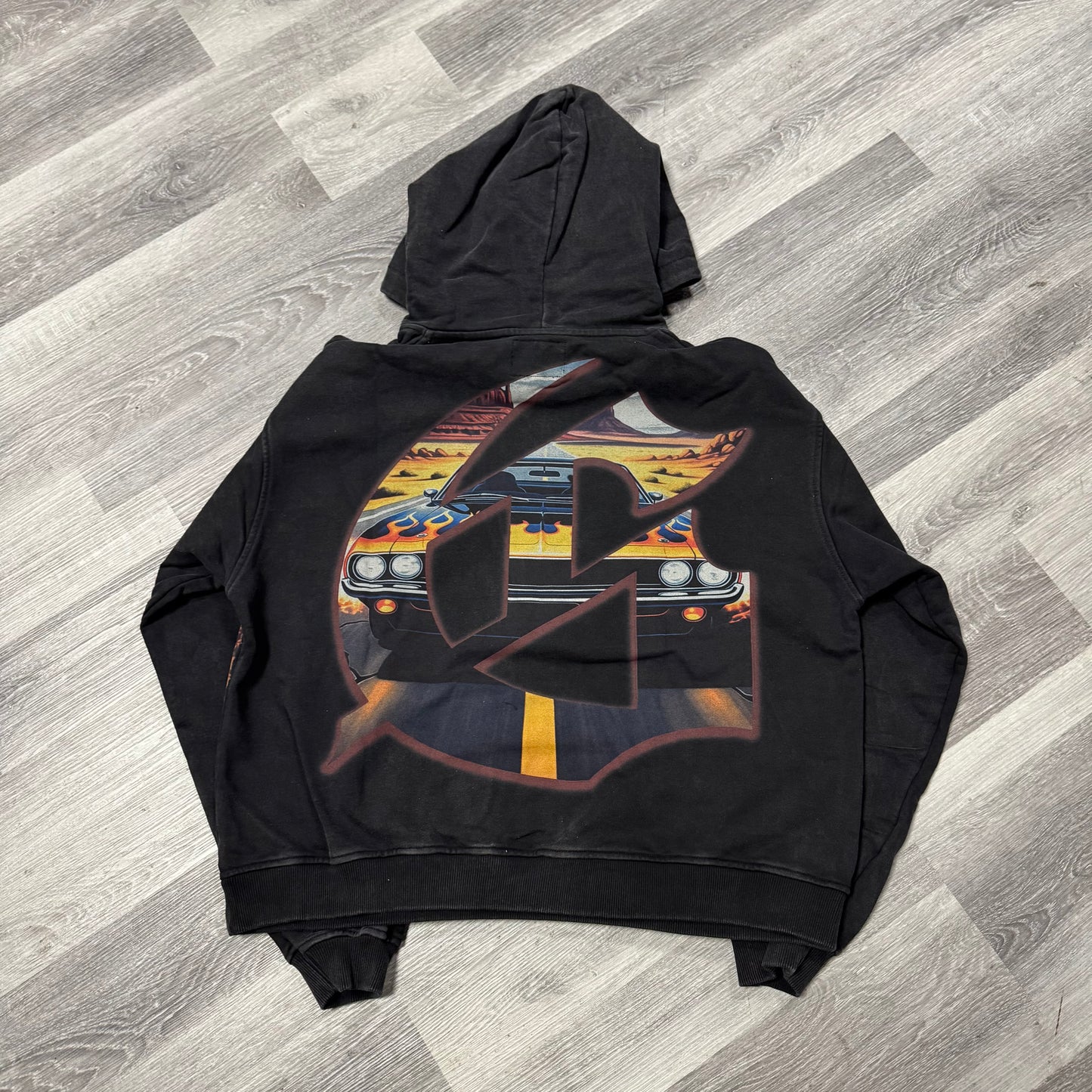 Godspeed On The Run 2 Hoodie (Black Wash)