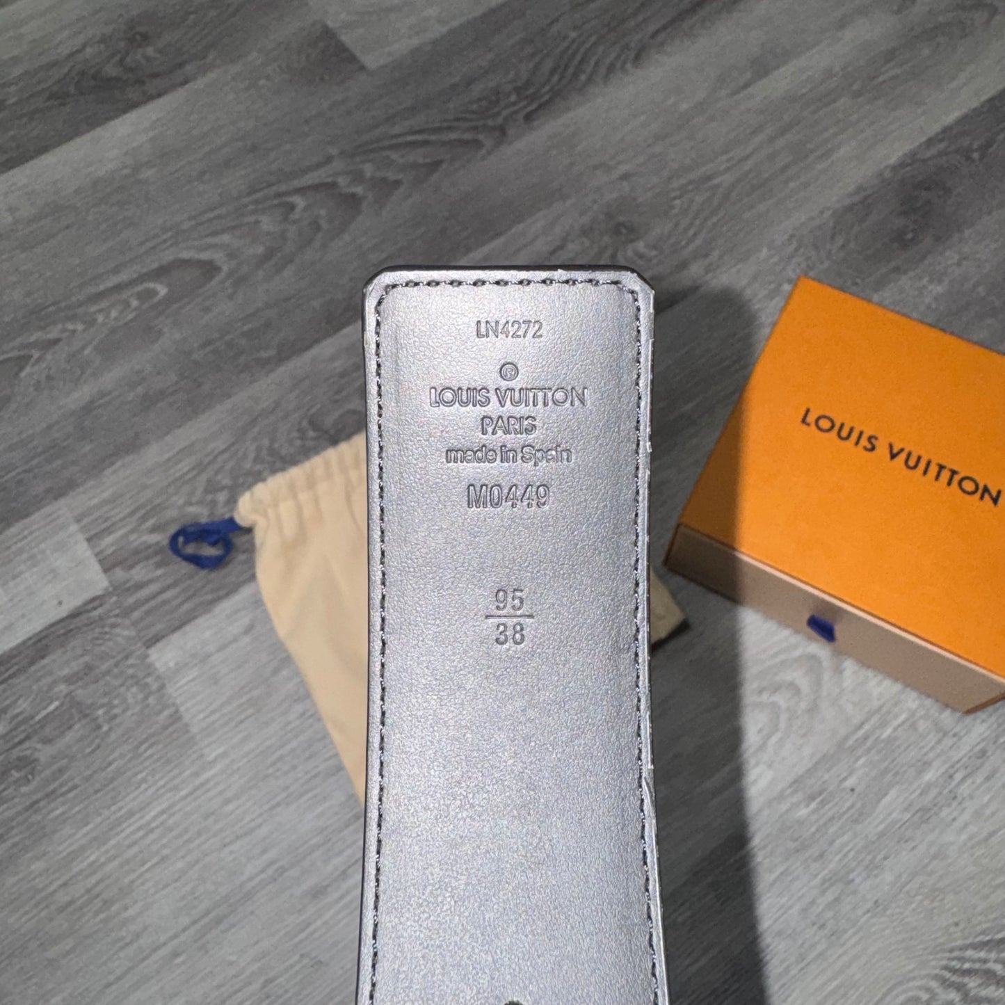 Louis Vuitton Black Damier Belt