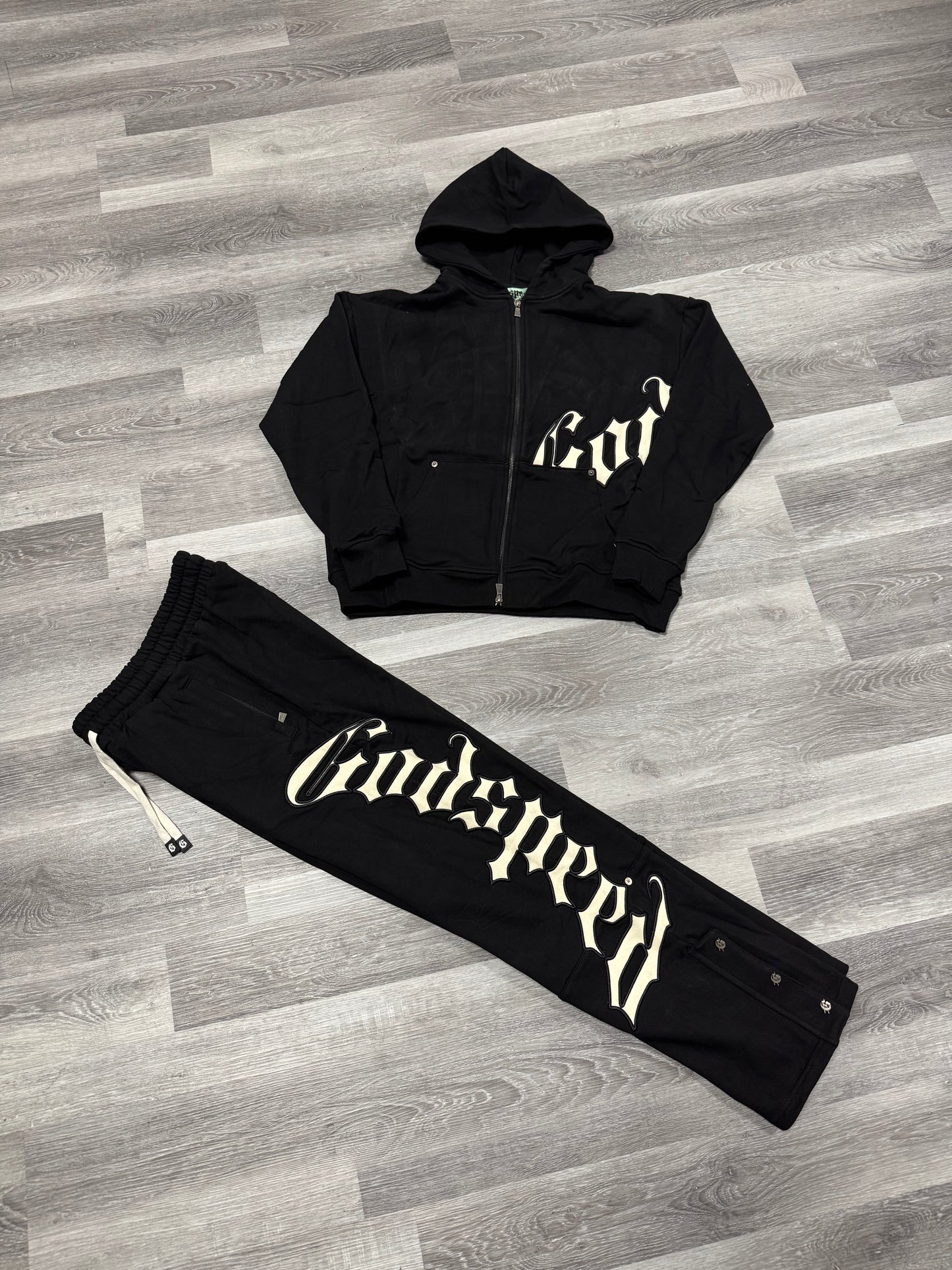 Godspeed Sweatsuit (Black/White)