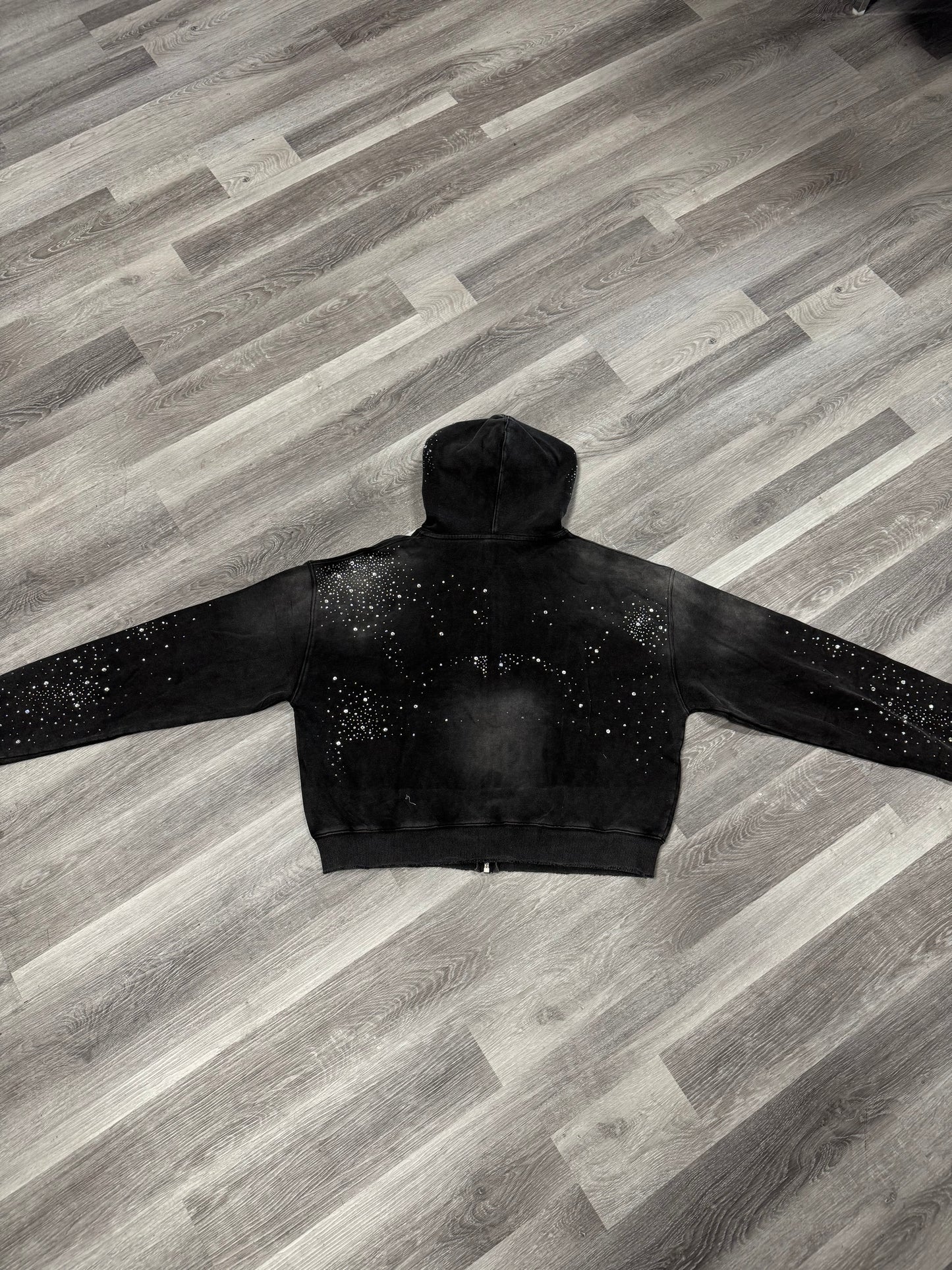 Valley Dreams Classico Rhinestone Zip Up Hoodie