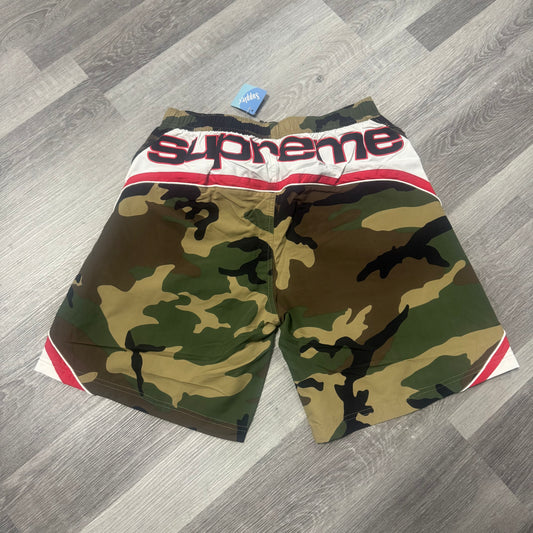 Supreme Paneled Water Shorts (Woodland Camo)
