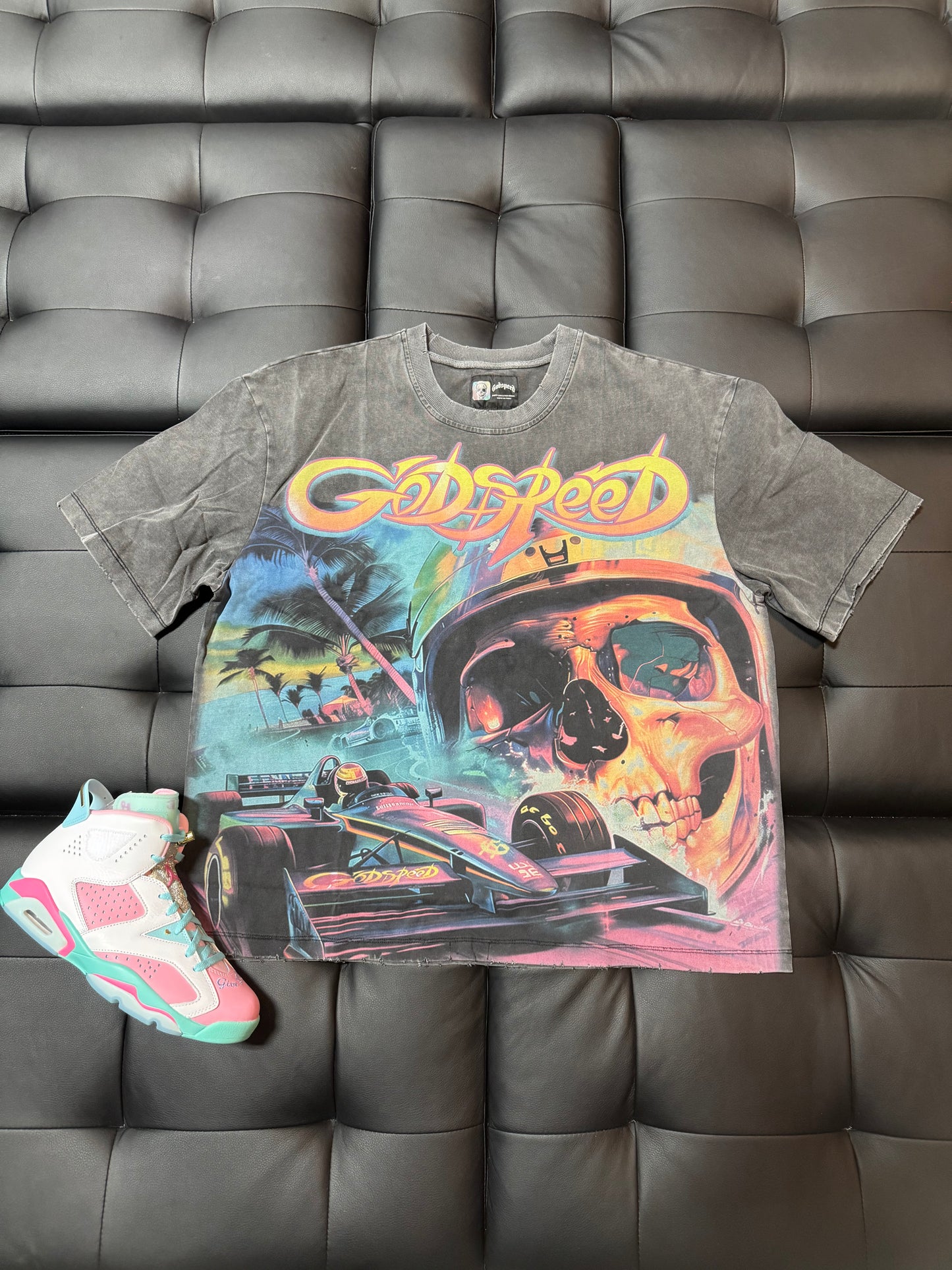 Godspeed Formula 1 Dreams Tee (Grey Wash)
