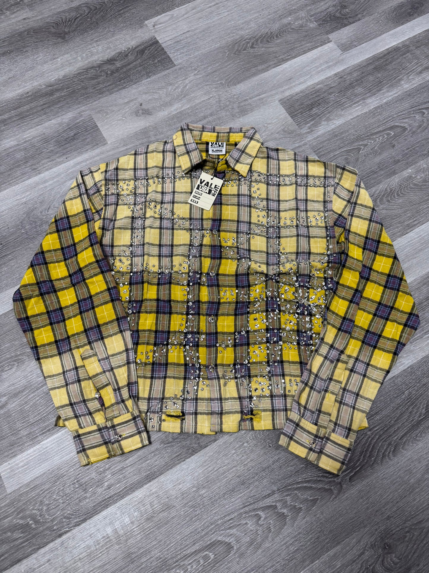 Valley Lemonhead Rhinestone Flannel