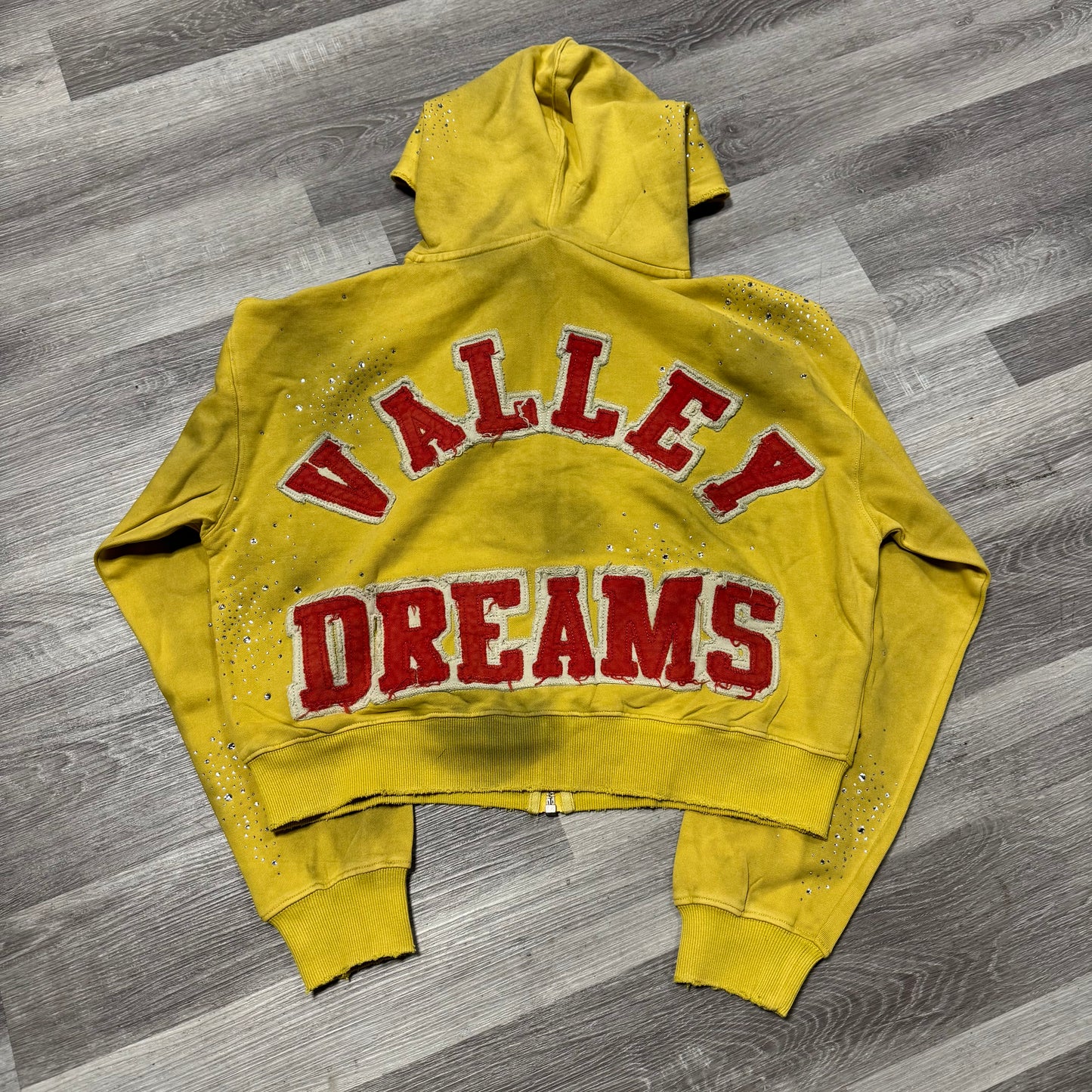 Valley Sun Cluster Zip Up Hoodie (Yellow)