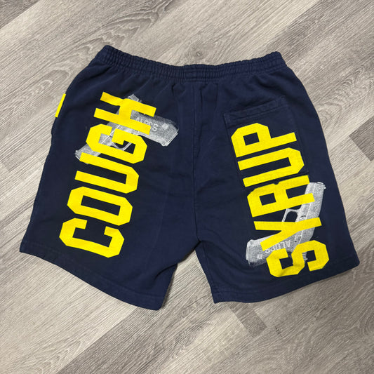 Thats a Awful Lot Of Cough Syrup Glock Shorts (Navy/Yellow)