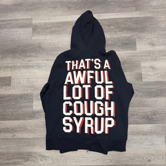 That’s A Awful Lot Of Cough Syrup Cartoon Full Zip Up Hoodie