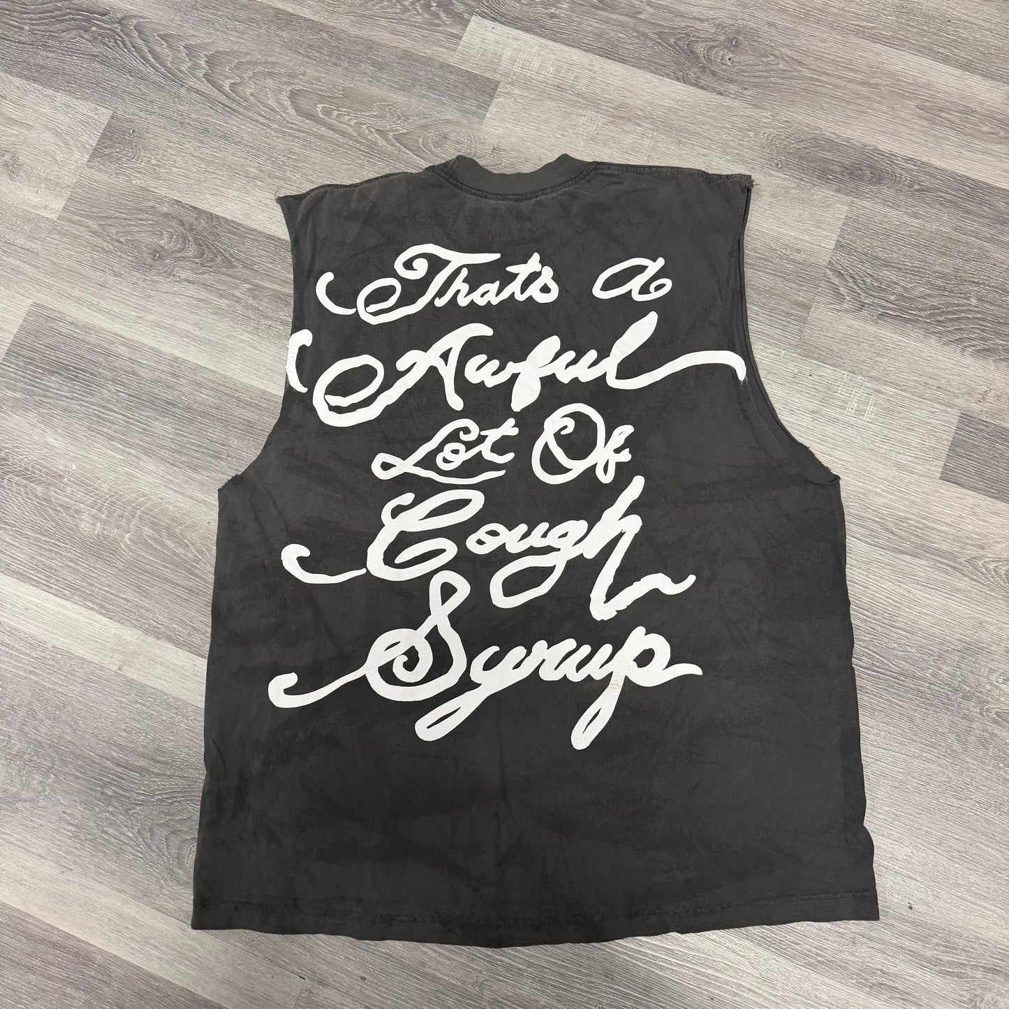 That’s A Awful Lot Of Cough Syrup Skull N Roses Sleeveless Tee