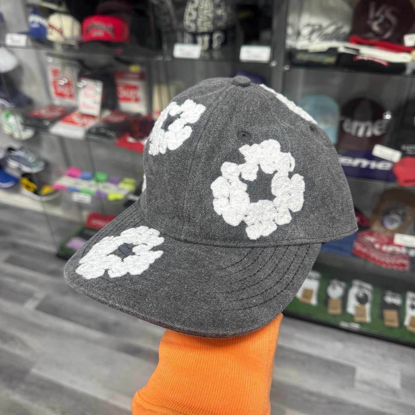 Denim Tears Cotton Wreath Hat (Charcoal)