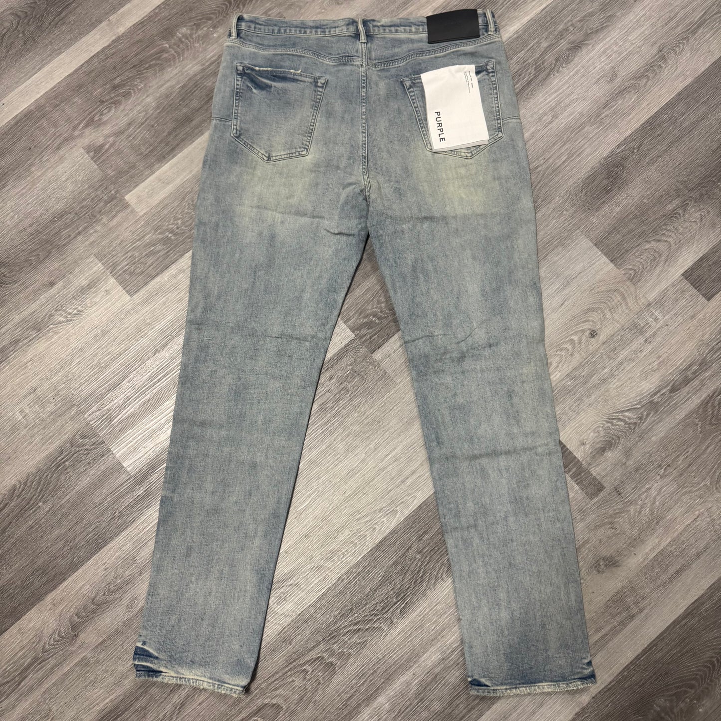 Purple Brand Three Year Light Indigo Denim Jeans