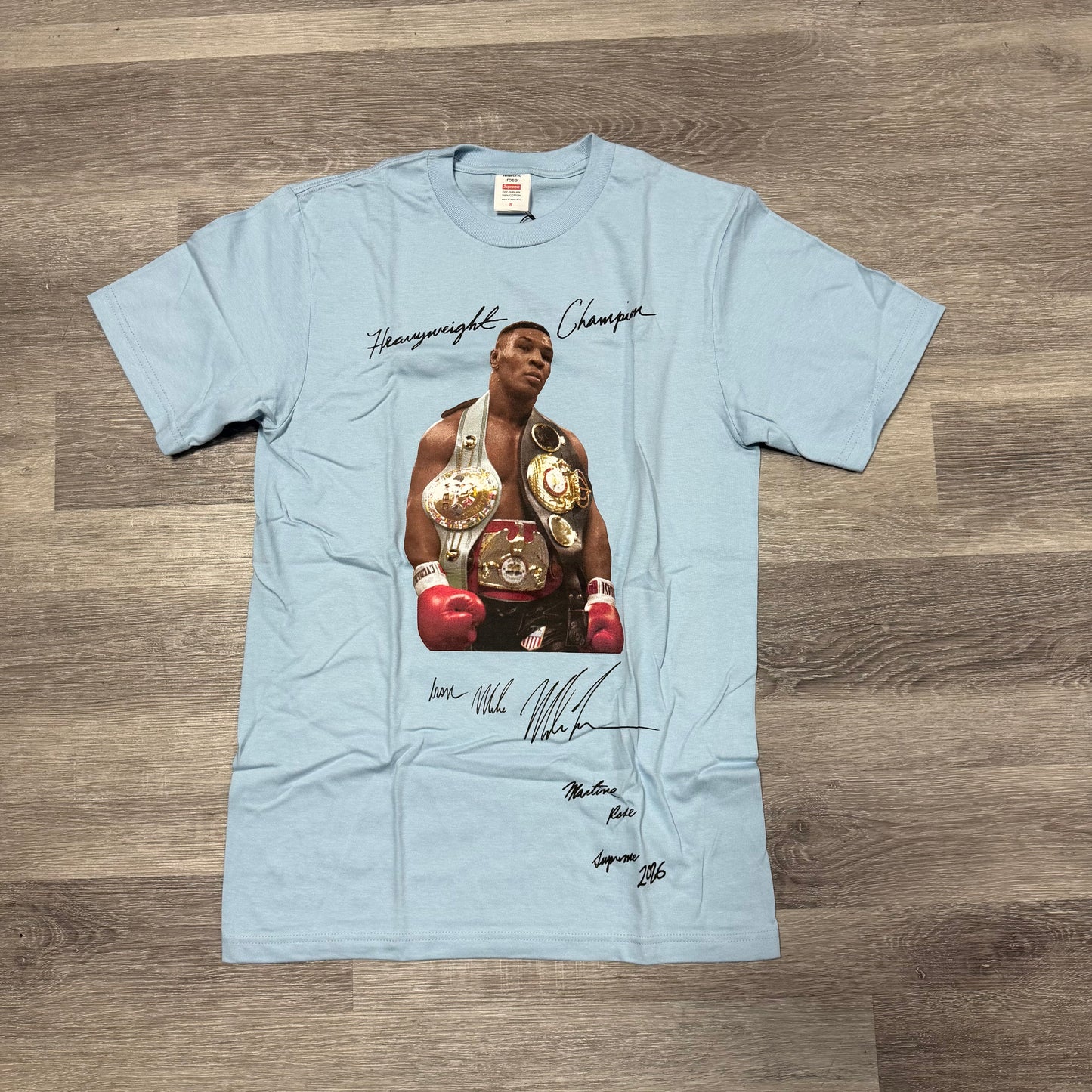 Supreme X Martine Rose Champion Tee (Light Blue)