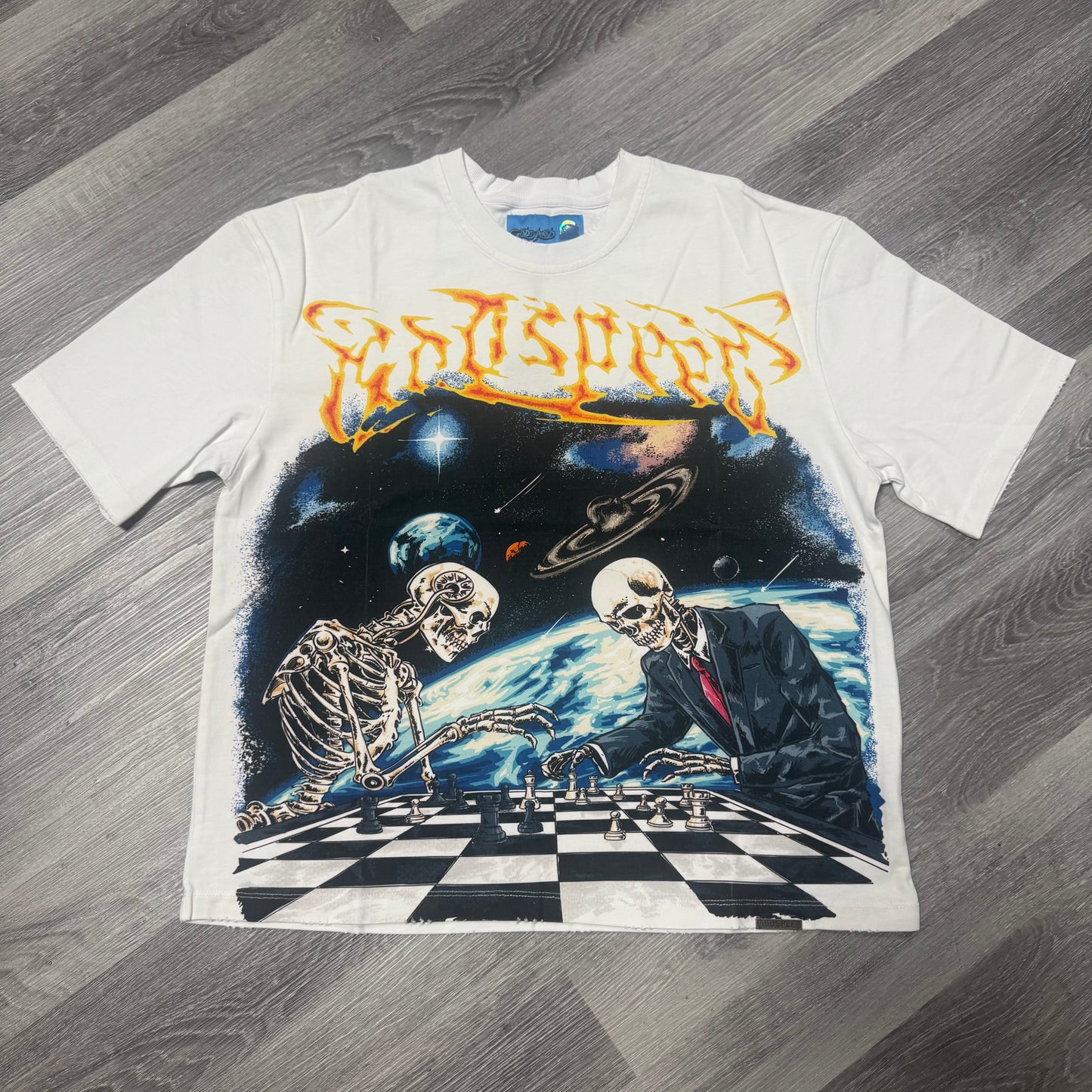 Godspeed Checkmate Tee (White)