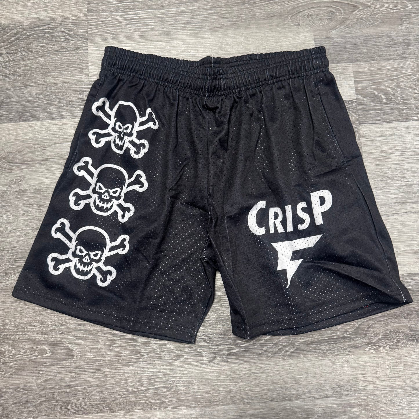 Crisp NYC Bone Mesh Shorts