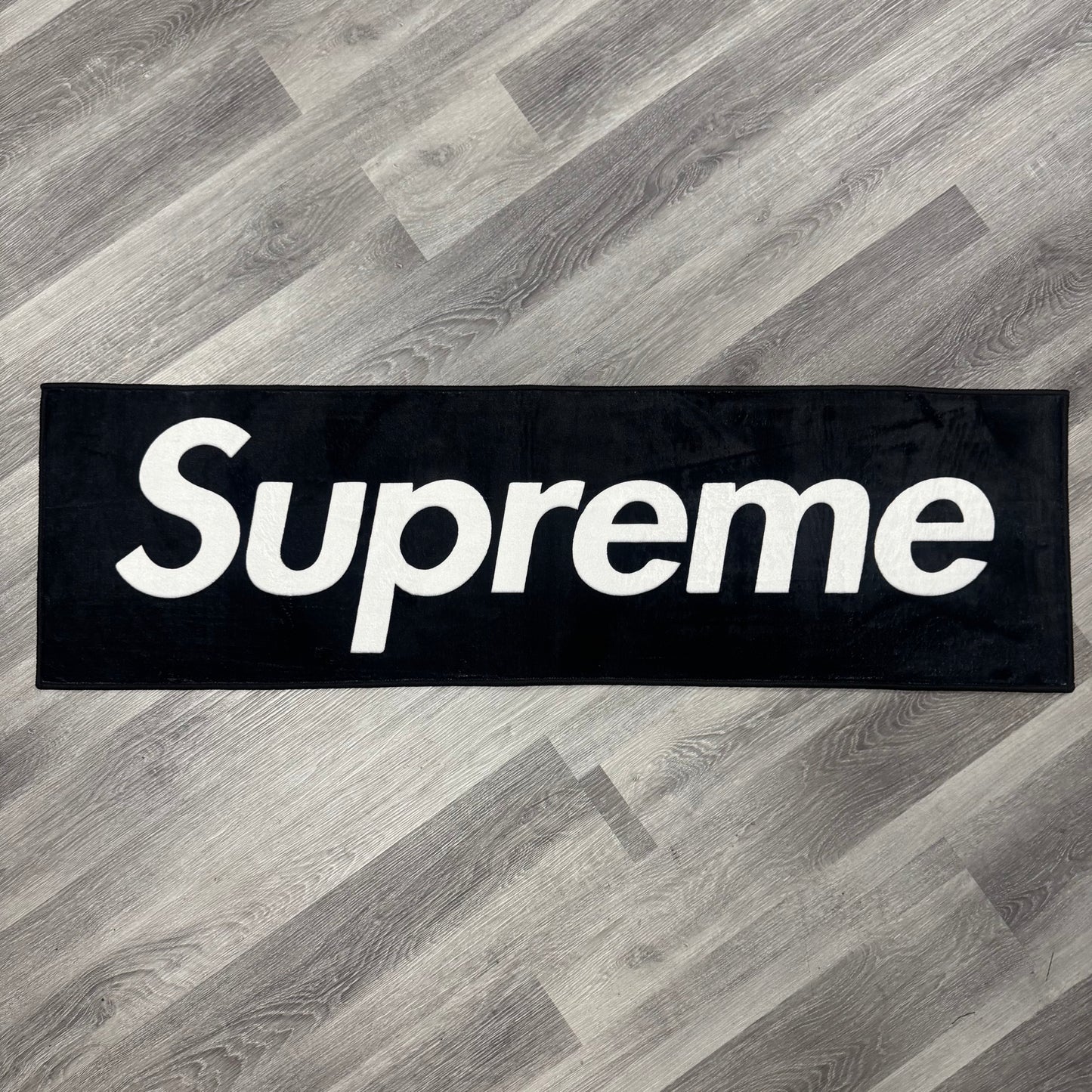 Supreme Box Logo Rug (Black)