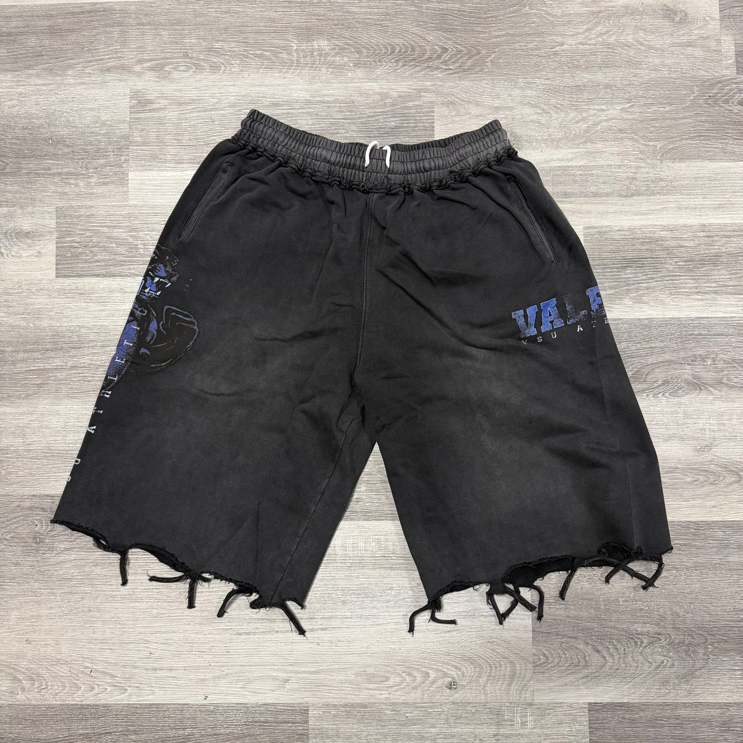 Valley VSU 3/4 Sweat Shorts (Black/Blue)