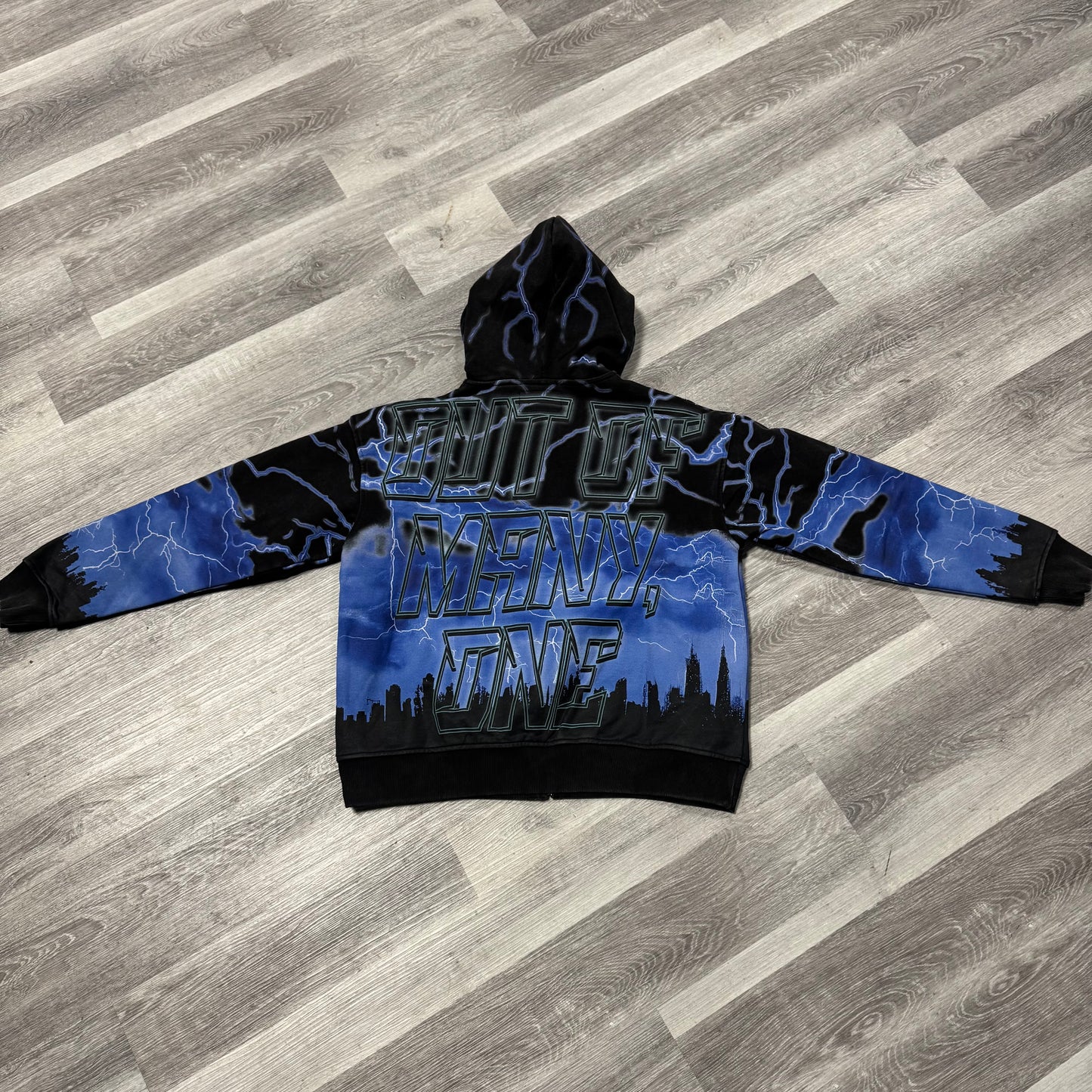 Godspeed Voltage Zip Up Hoodie (Blue)