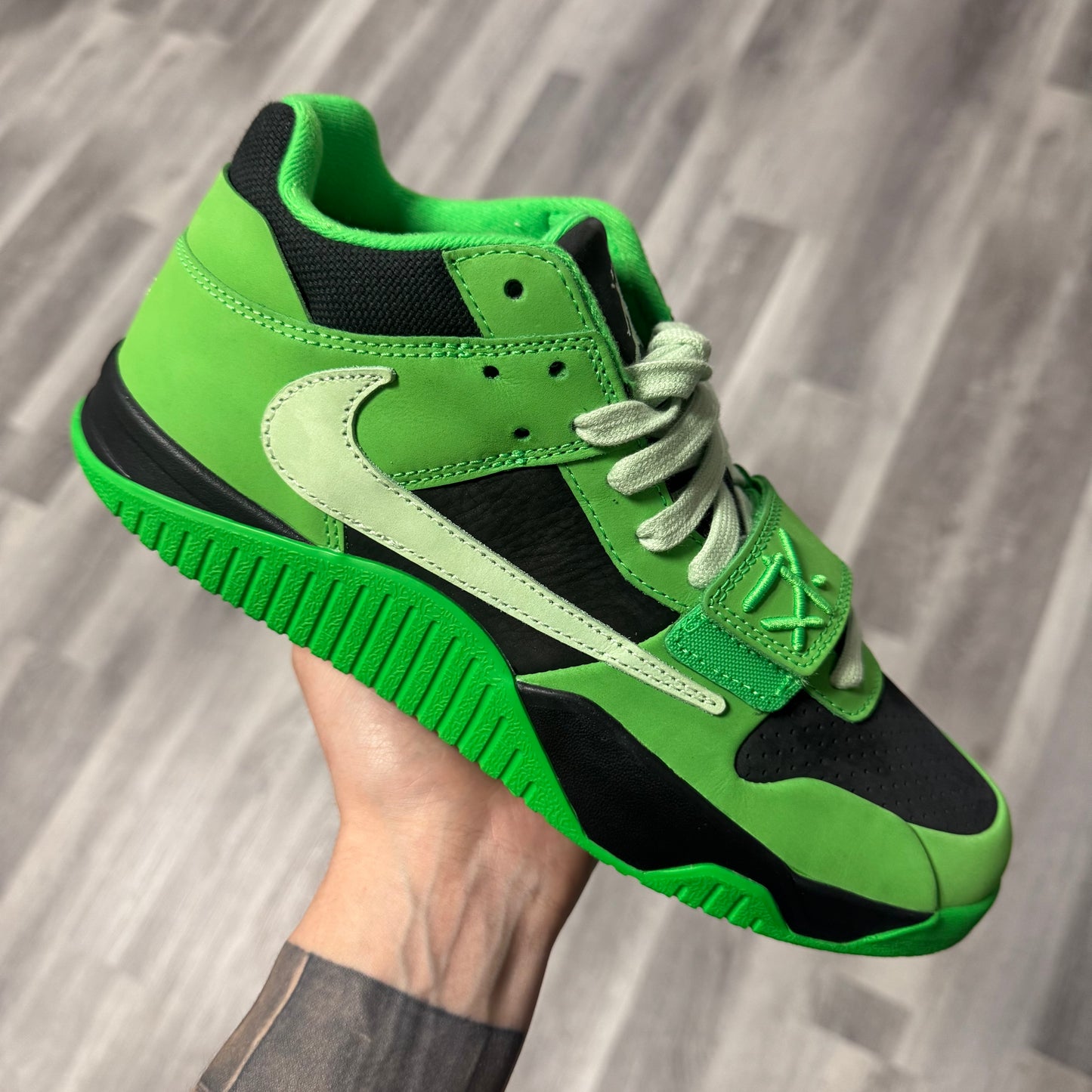Jordan Jumpman Jack Travis Scott Green Spark / Brand New