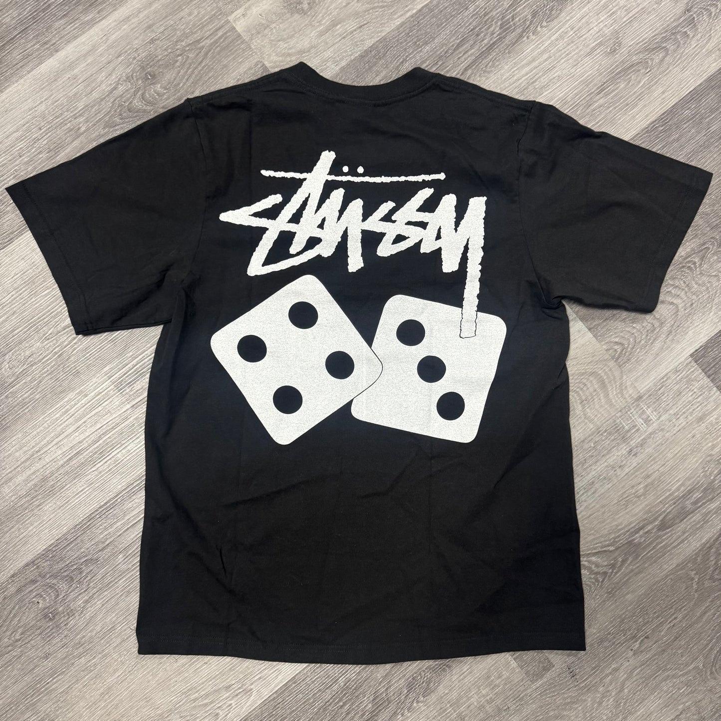 Stussy Dice Pigment Dyed Tee (Black)
