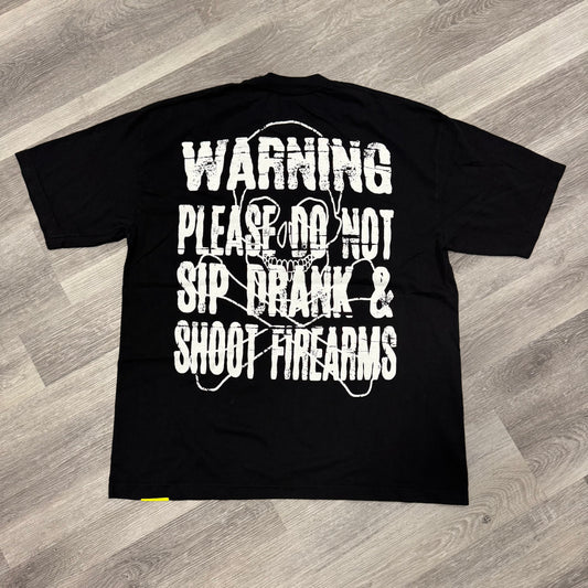 Thats a Awful Lot Of Cough Syrup Cross Bones Tee (Black)