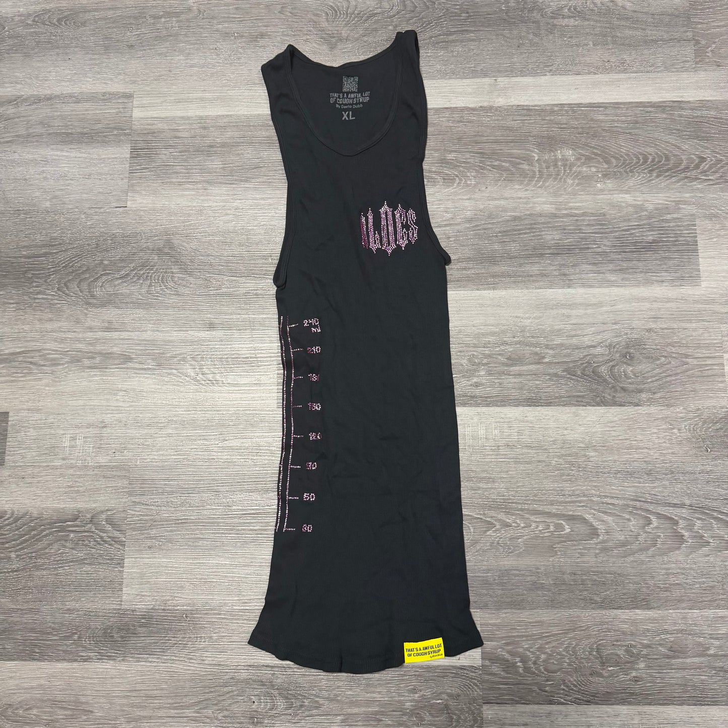 That’s A Awful Lot Of Cough Syrup Tank Top (Black/Pink)