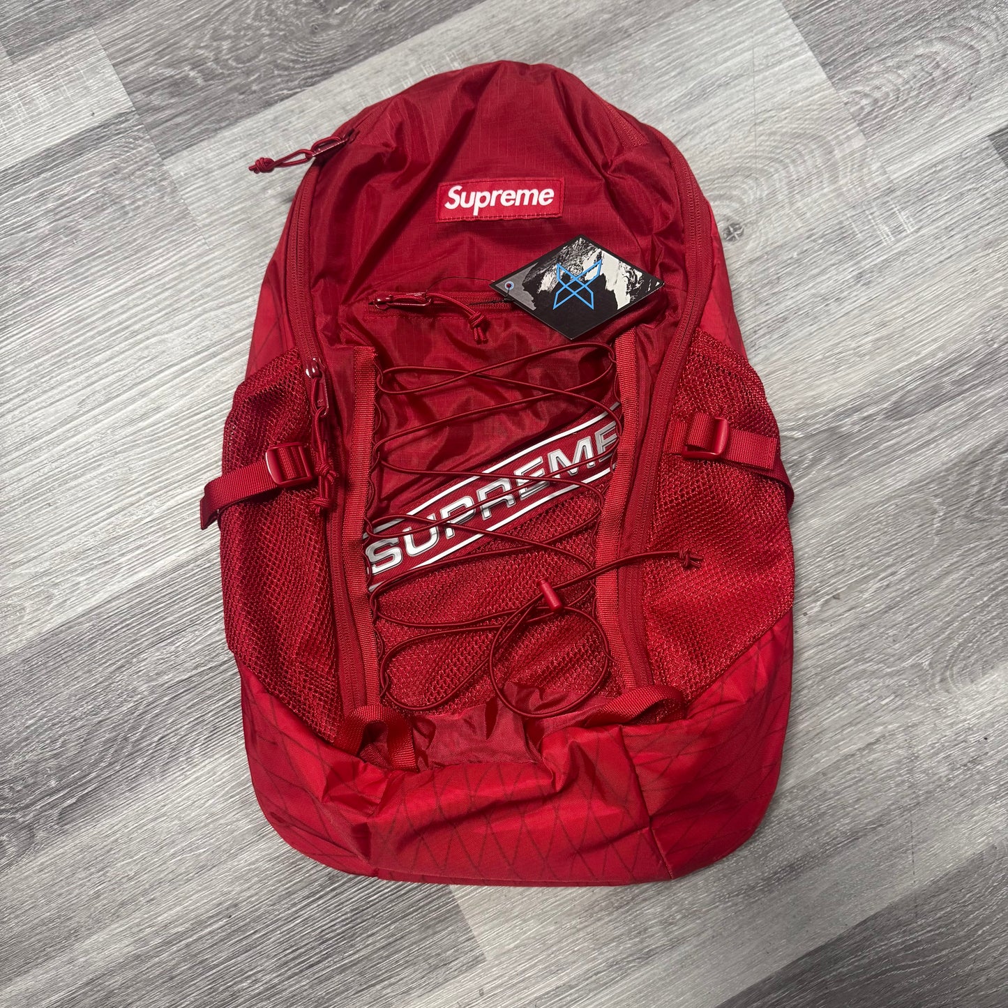 Supreme 3D Logo Backpack (Red)
