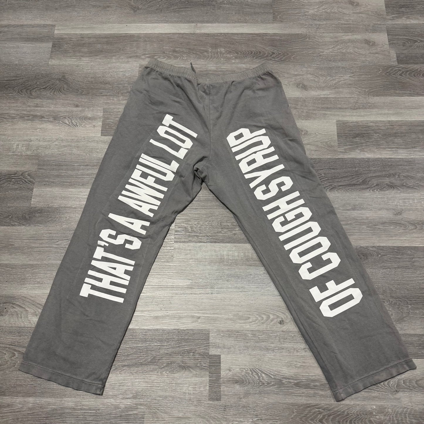 That’s A Awful Lot Of Cough Syrup X Yeezy Sweatpants