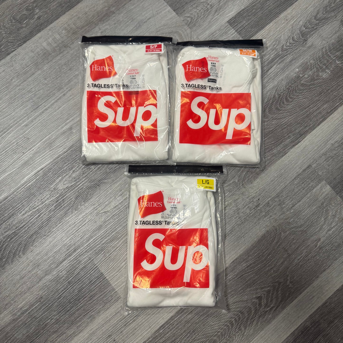 Supreme Hanes Tank Top (3 Pack)