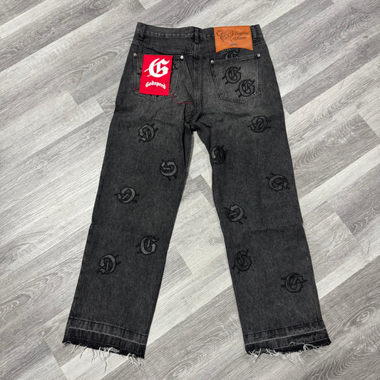 Godspeed Infinity Black Wash Patch Denim Jeans