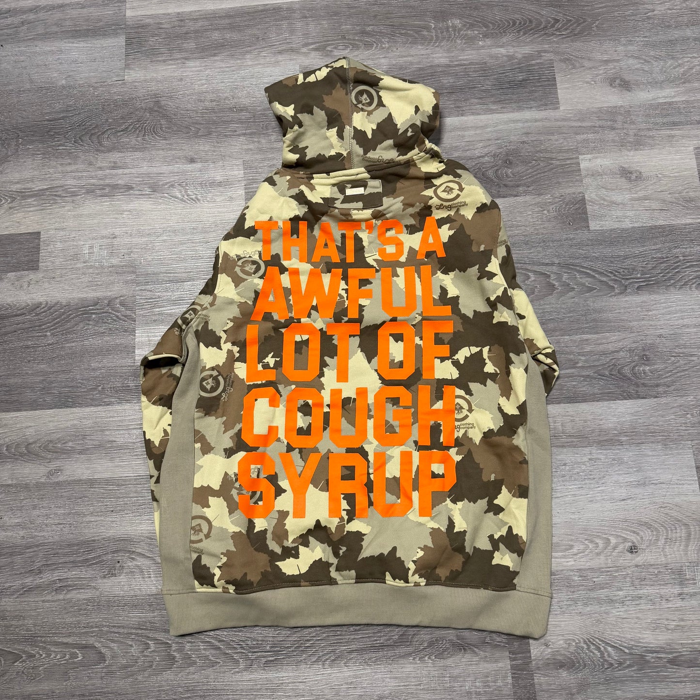 That’s A Awful Lot Of Cough Syrup X LRG Camo Hoodie