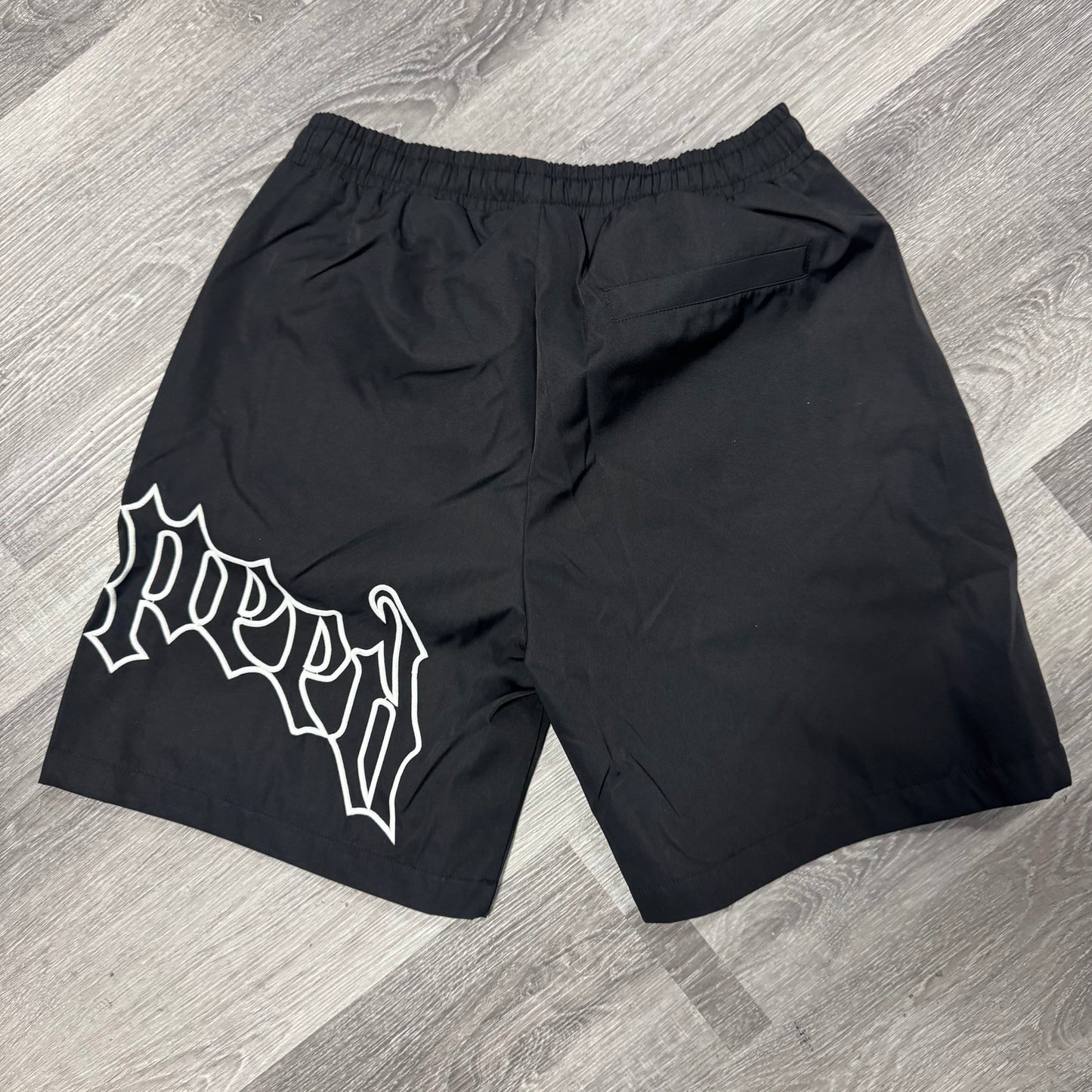 Godspeed OG Logo Nylon Shorts (Black/White)