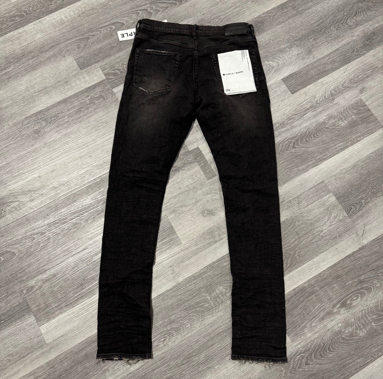 Purple Brand Black Overspray Denim Jeans