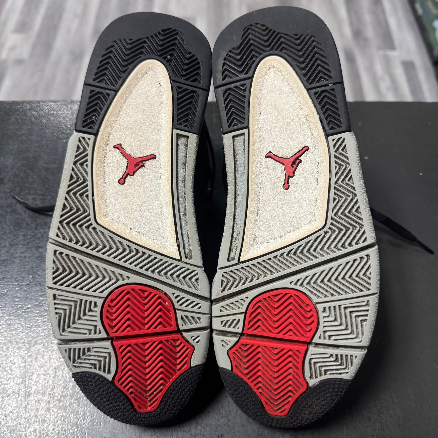 Jordan 4 Black Canvas / Preowned