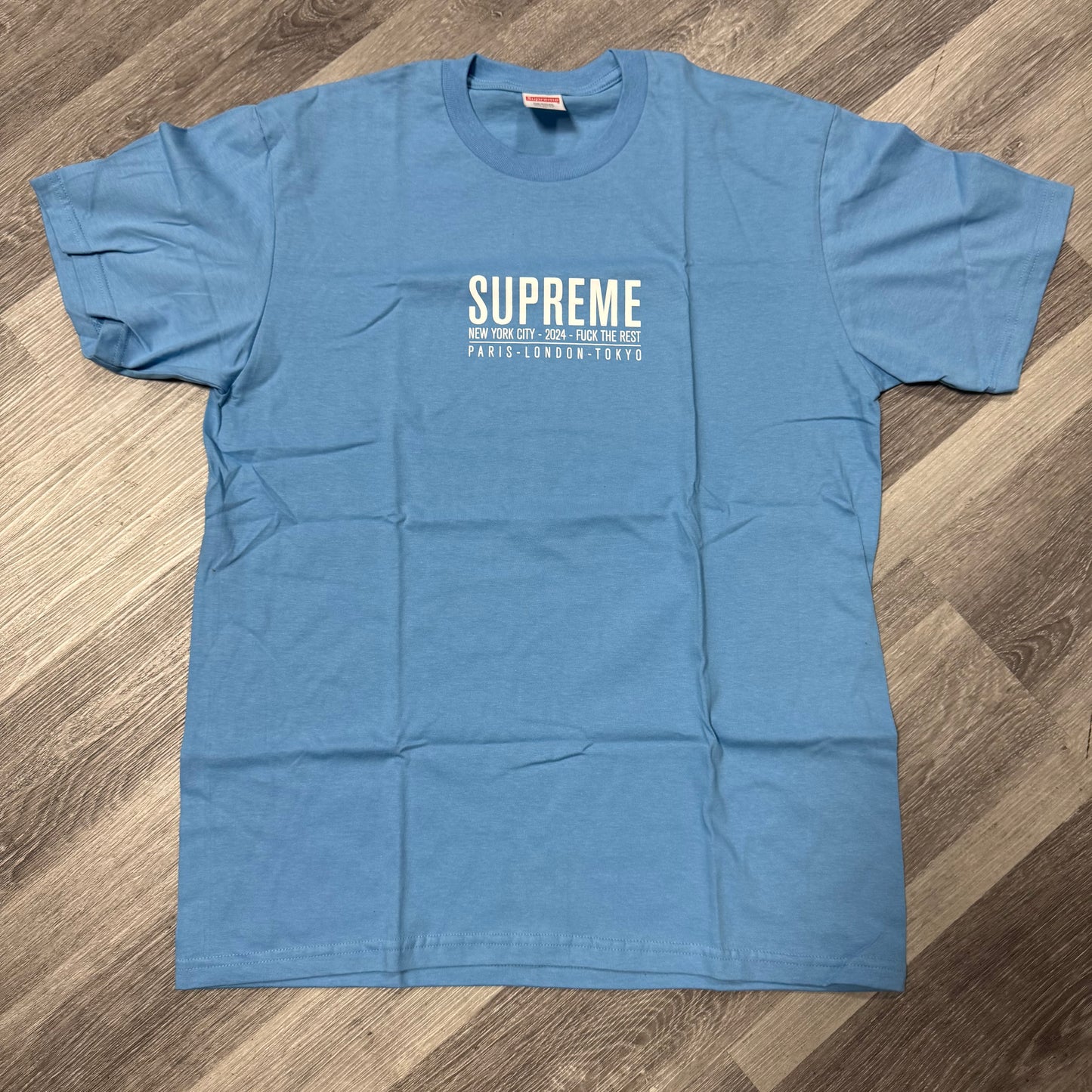 Supreme Paris Tee (Carolina Blue)