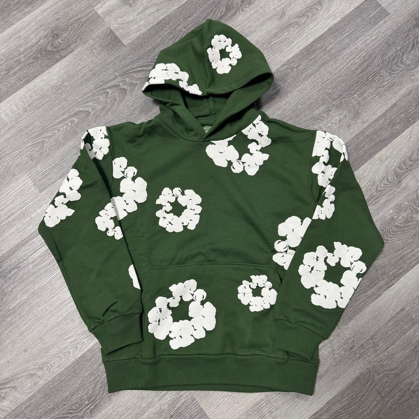 Denim Tears Cotton Wreath Hoodie (Green)