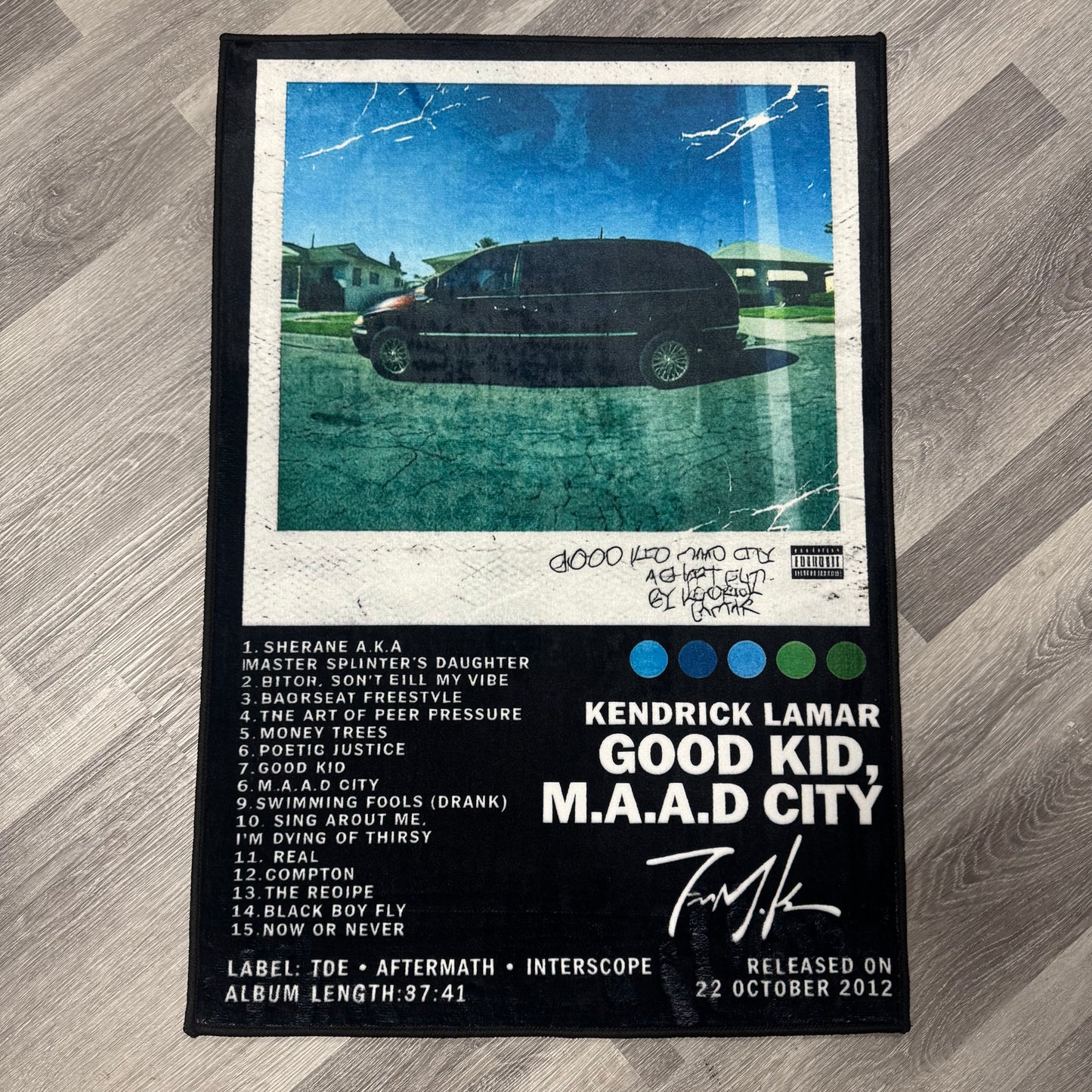 Good Kid M.A.A.D City Album Rug