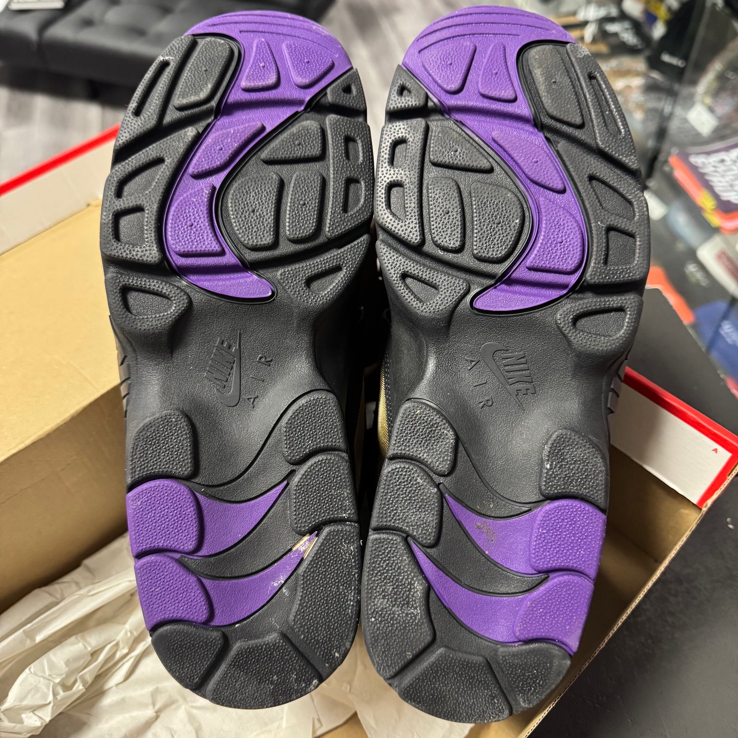 Nike Air Diamond Turf Ravens / Preowned