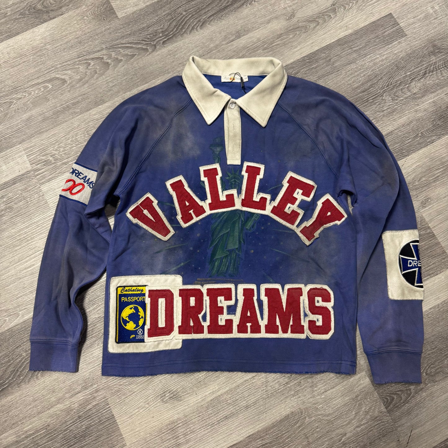 Valley Ben Rugby Longsleeve Tee (Blue)