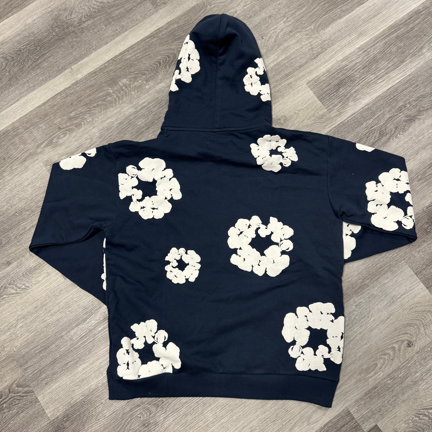 Denim Tears Cotton Wreath Hoodie (Navy)