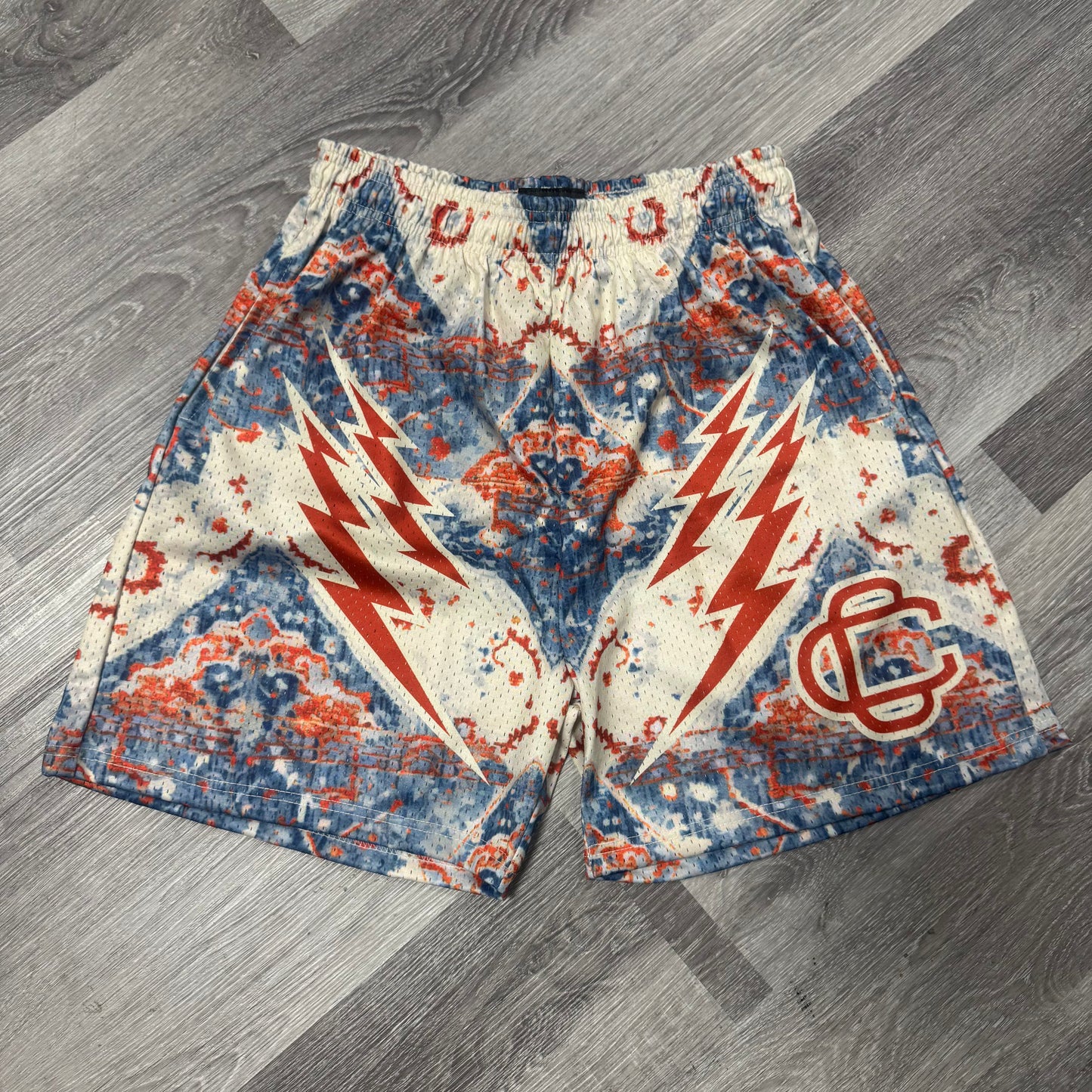 Corrupted Creative Distressed Mesh Shorts