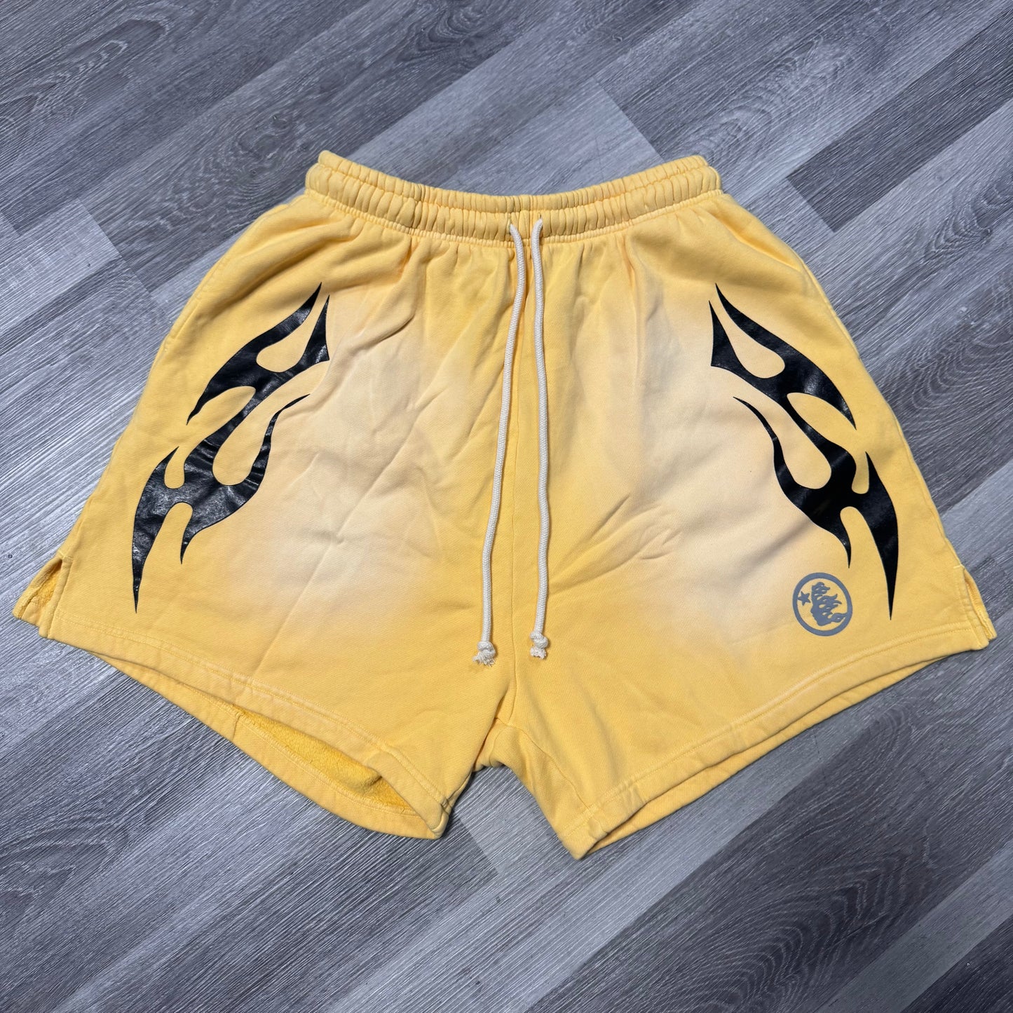 Hellstar Flame Shorts (Yellow)