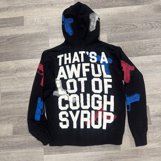 Thats A Awful Lot Of Cough Syrup Glock Zip up Hoodie (Black)
