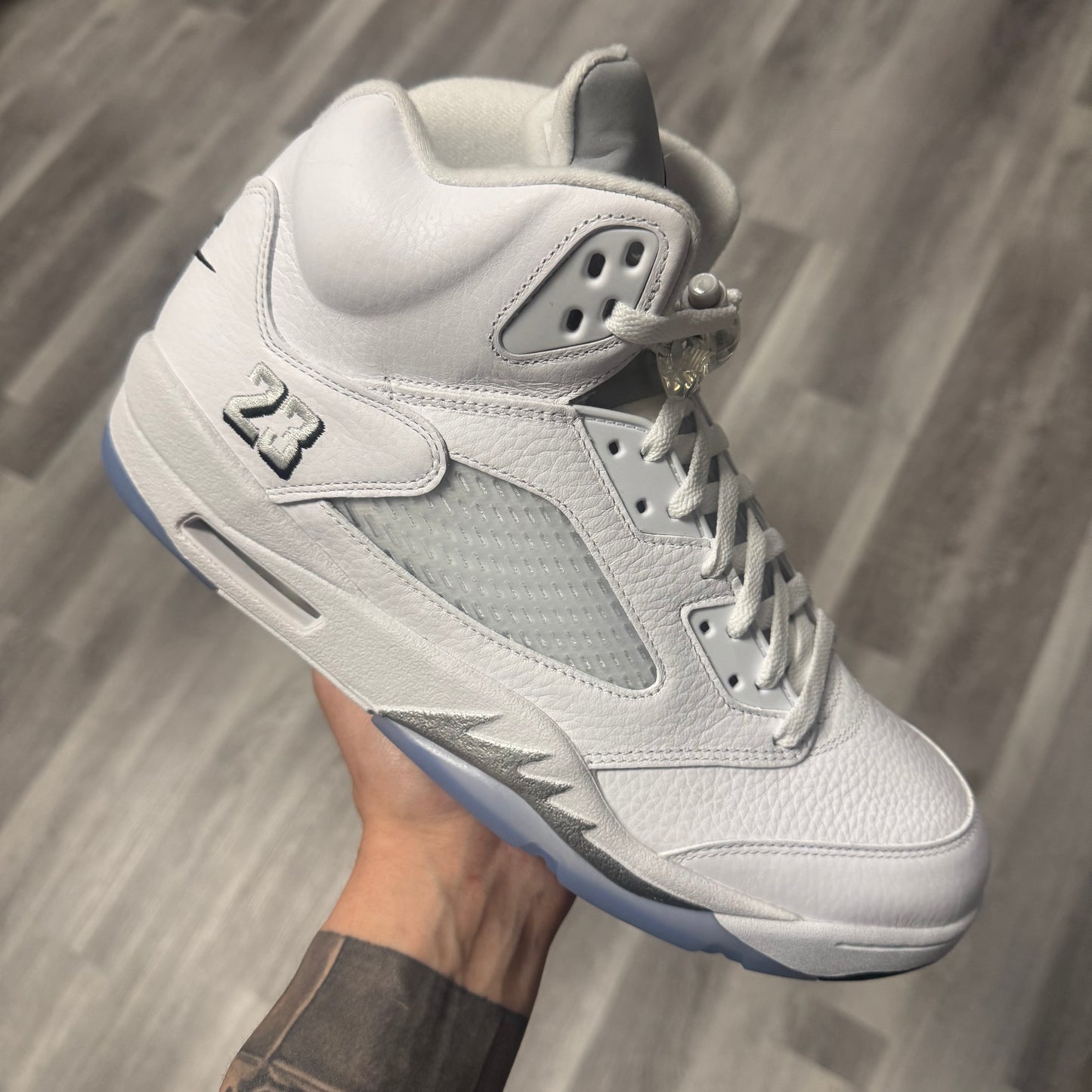 Jordan 5 White Metallic / Brand New