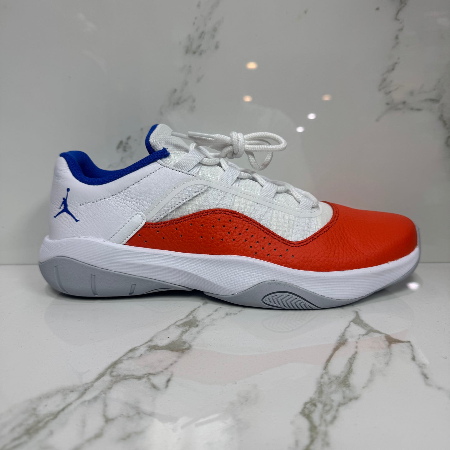Jordan 11 CMFT Low White Safety Orange Hyper Royal / Brand New
