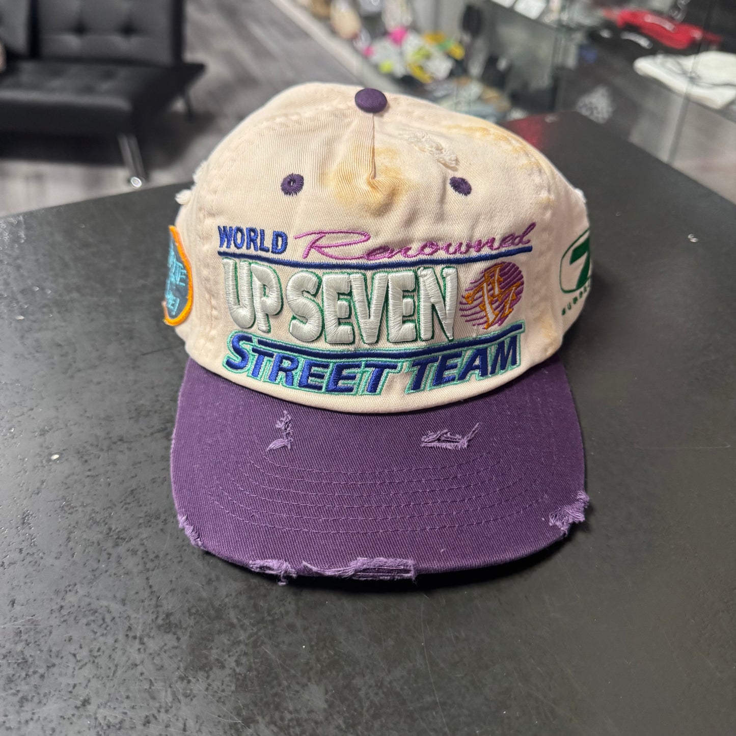 Up 7 Dweller Street Team Hat (Purple/White)