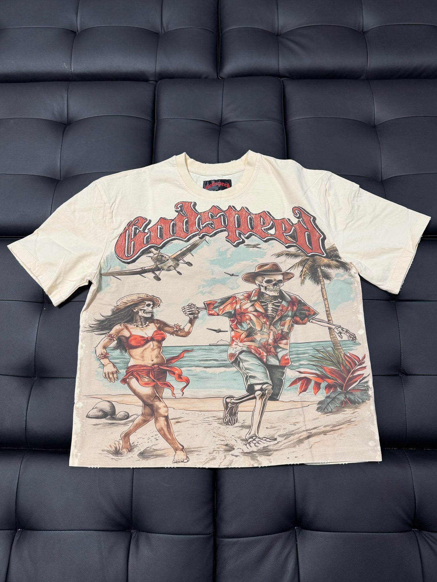 Godspeed Chasing Aloha Tee (Bone)