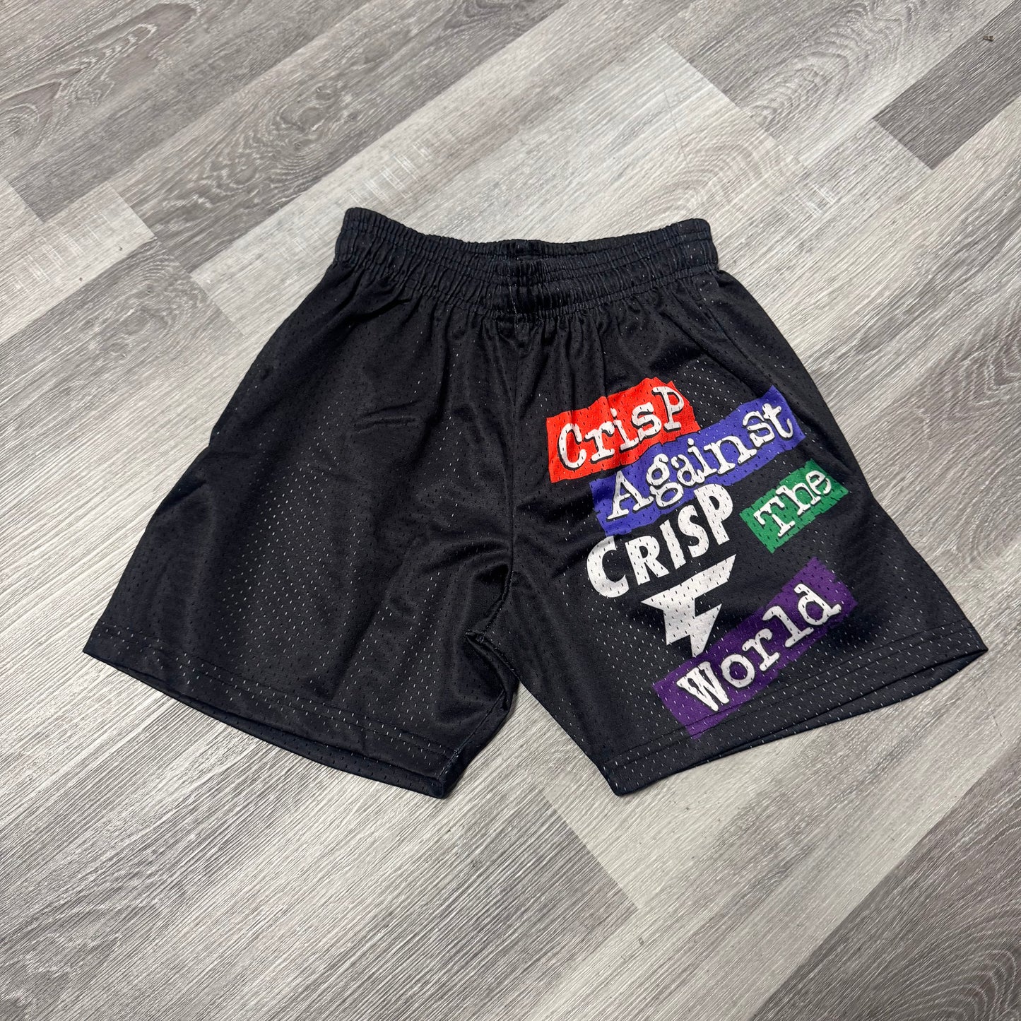 Crispy NYC Against the World Mesh Shorts