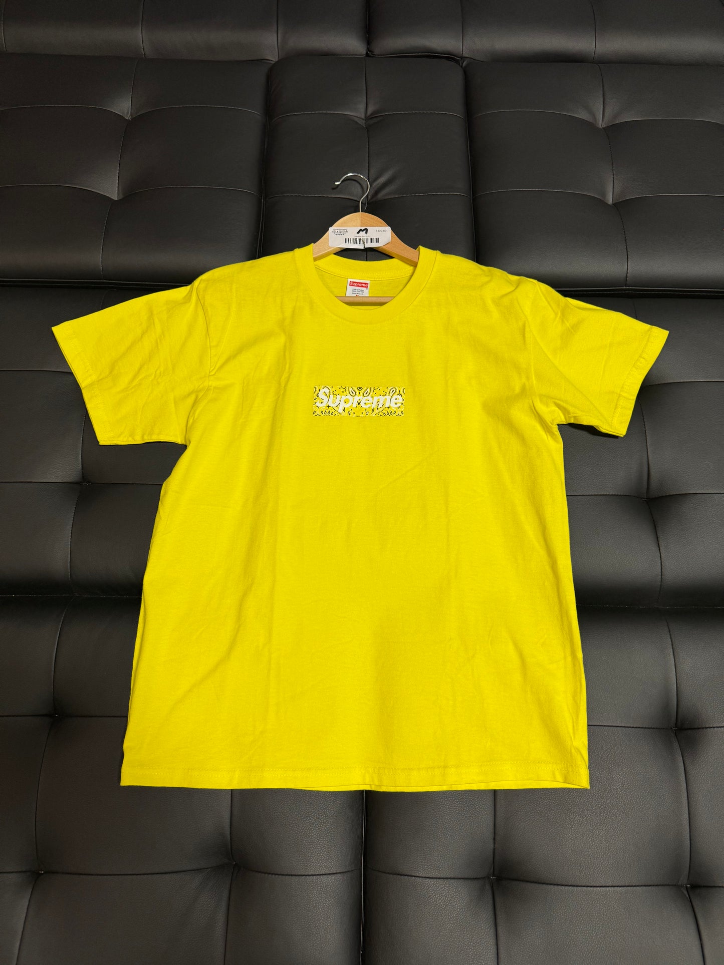 Supreme Bandana Box Logo Tee (Yellow)