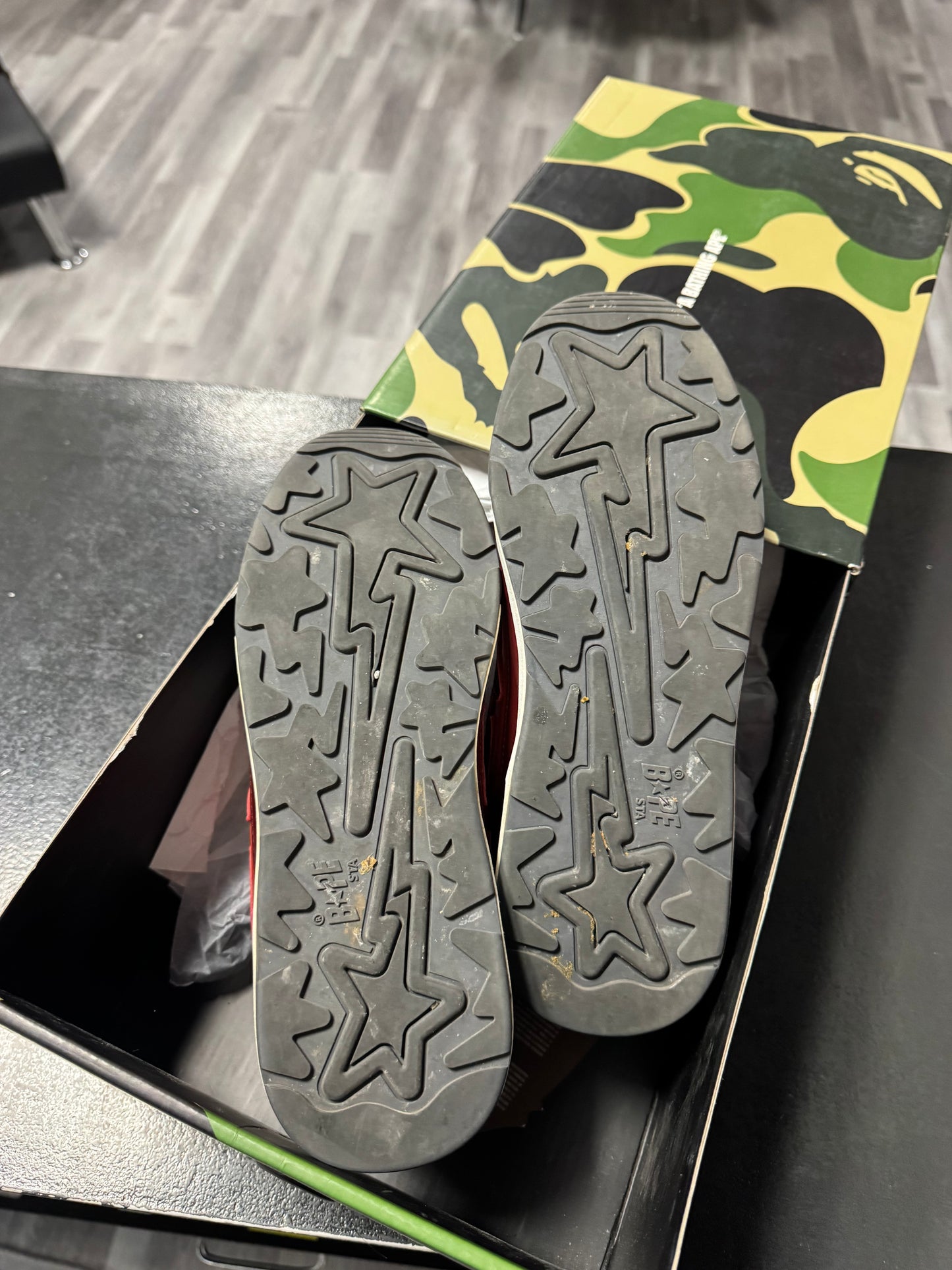 Bape Roadsta Red Patent Leather / Preowned