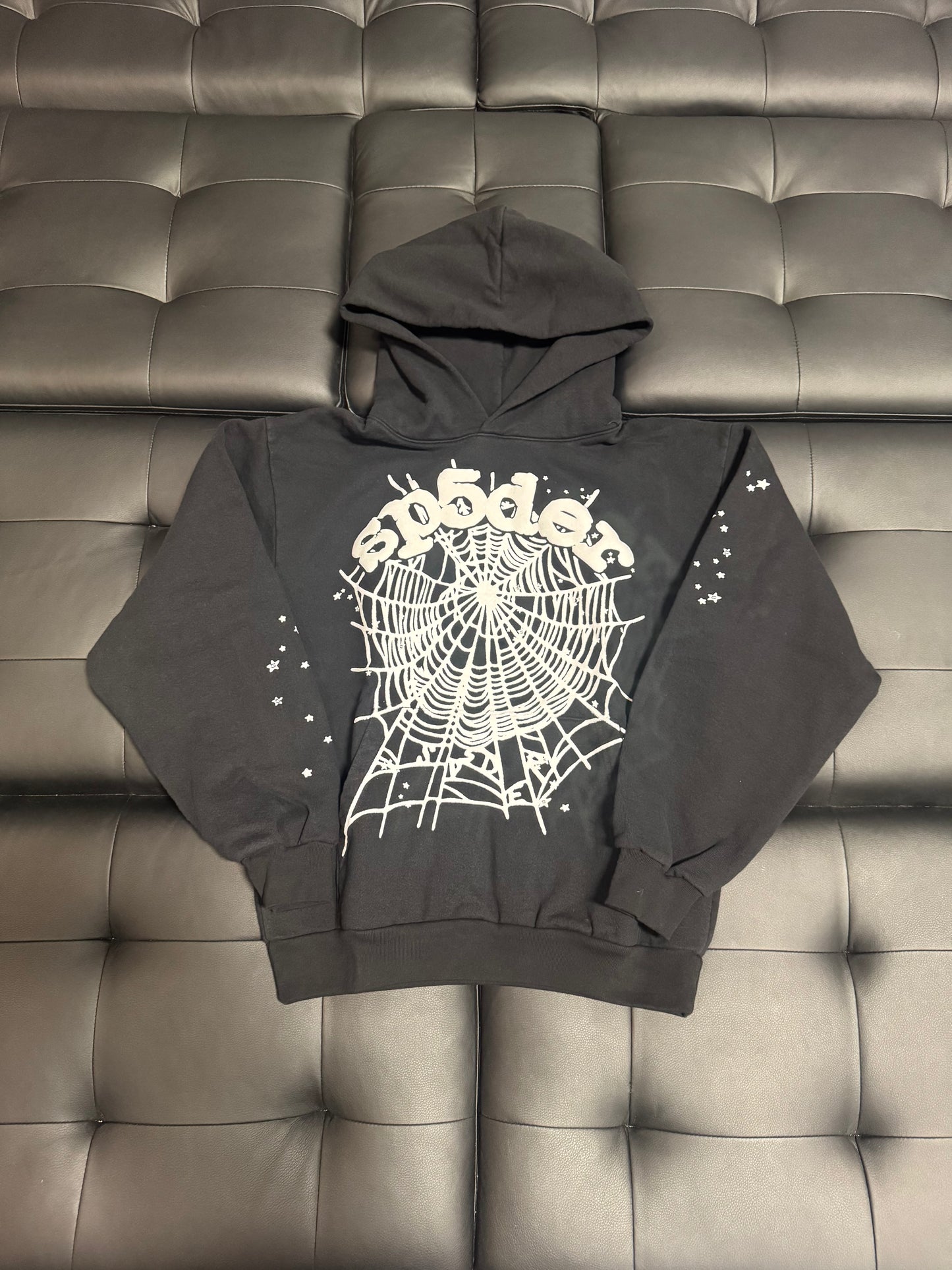 Sp5der OG Web Hoodie (Black)