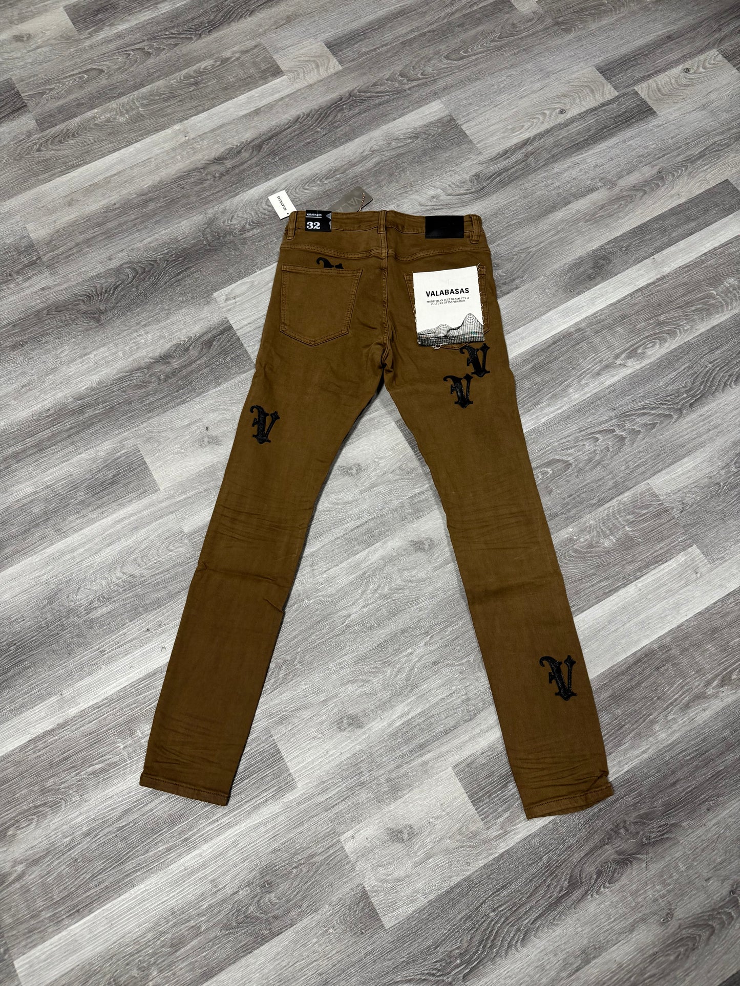 Valabasas Daylight Brown Denim Jeans