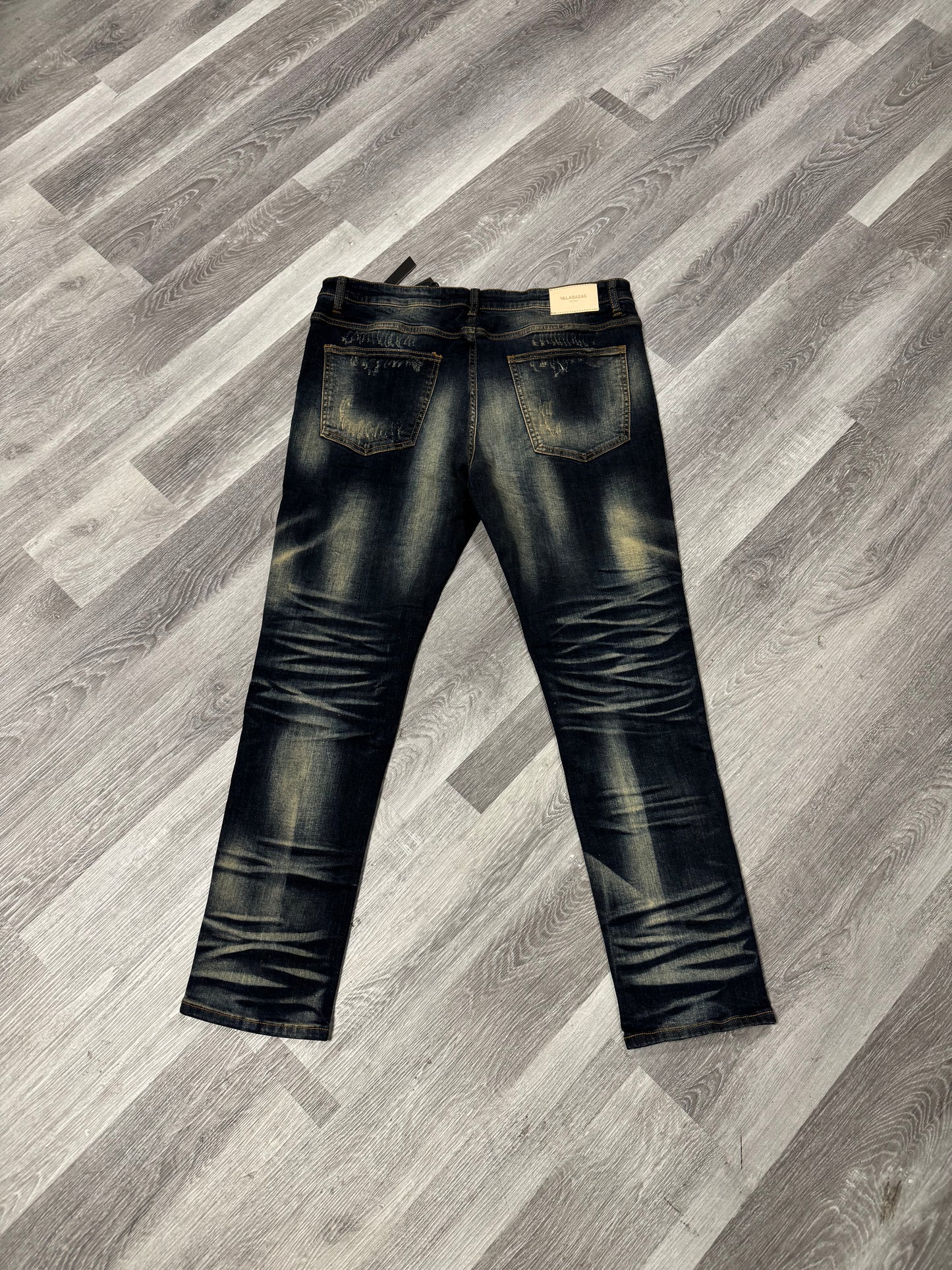 Valabasas 7th Ave Blue Sporco Denim Jeans